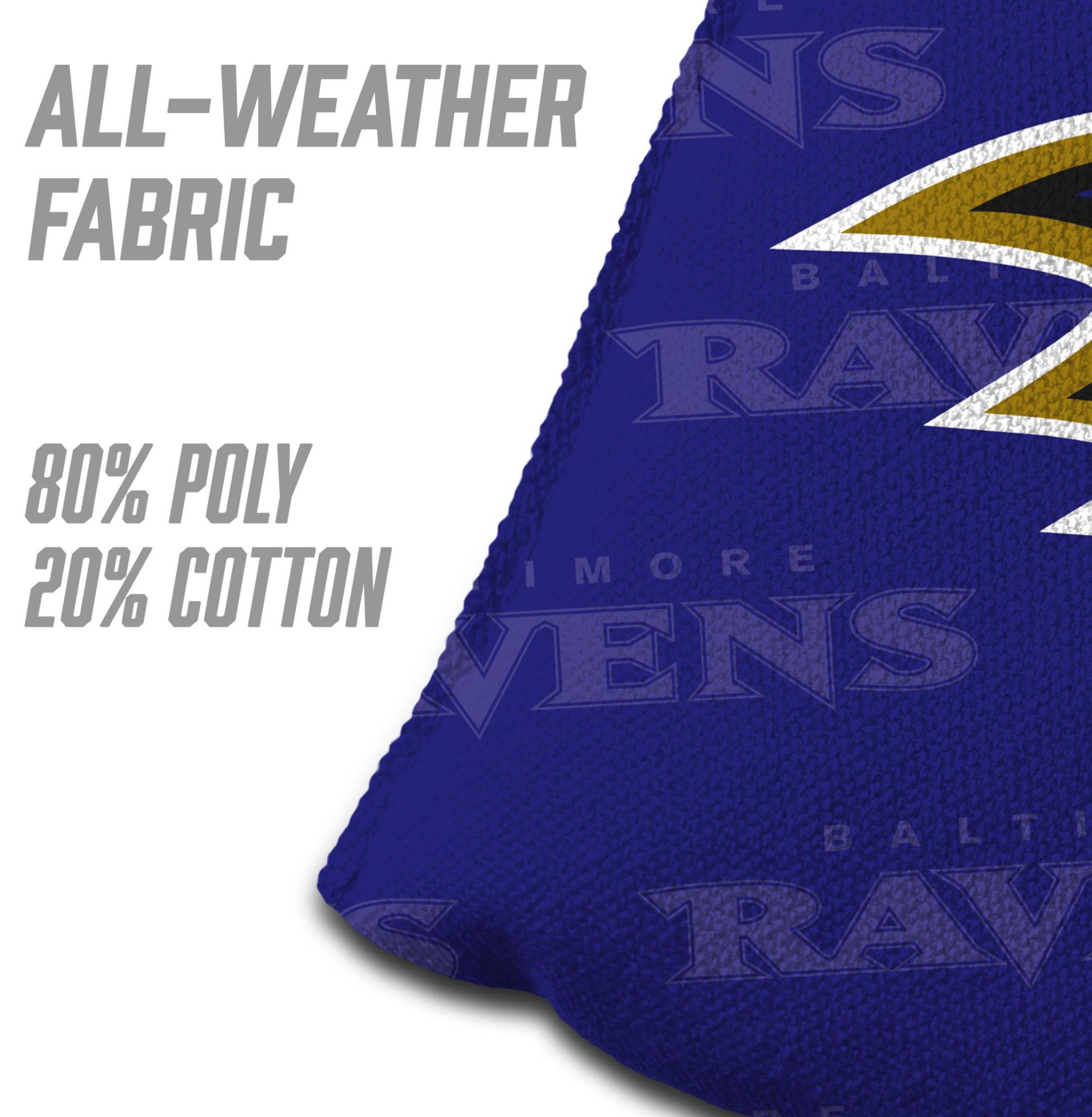 YouTheFan Baltimore Ravens 4-Pack Purple Cornhole Bean Bags product image