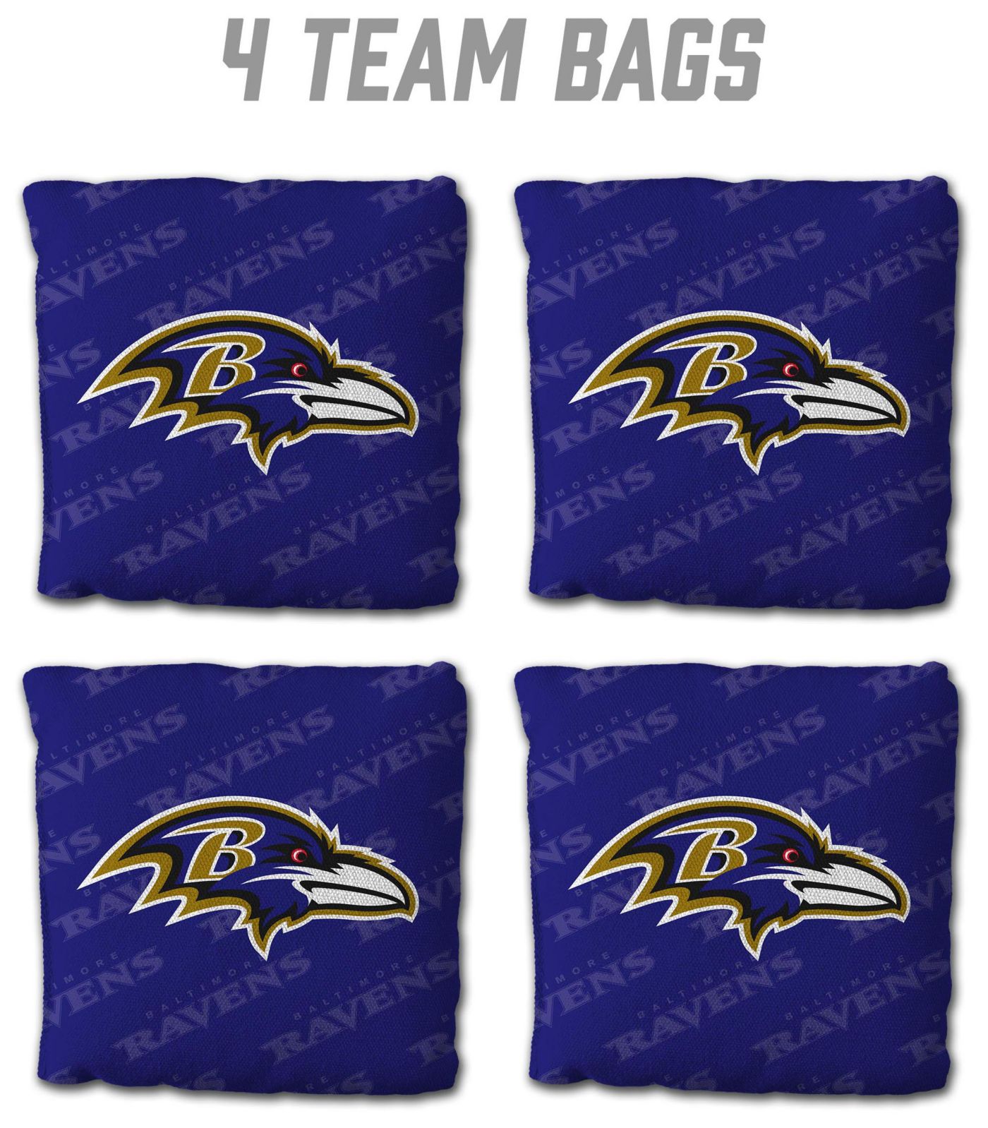 RAVENS newest MELT HELMET Cornhole Bags