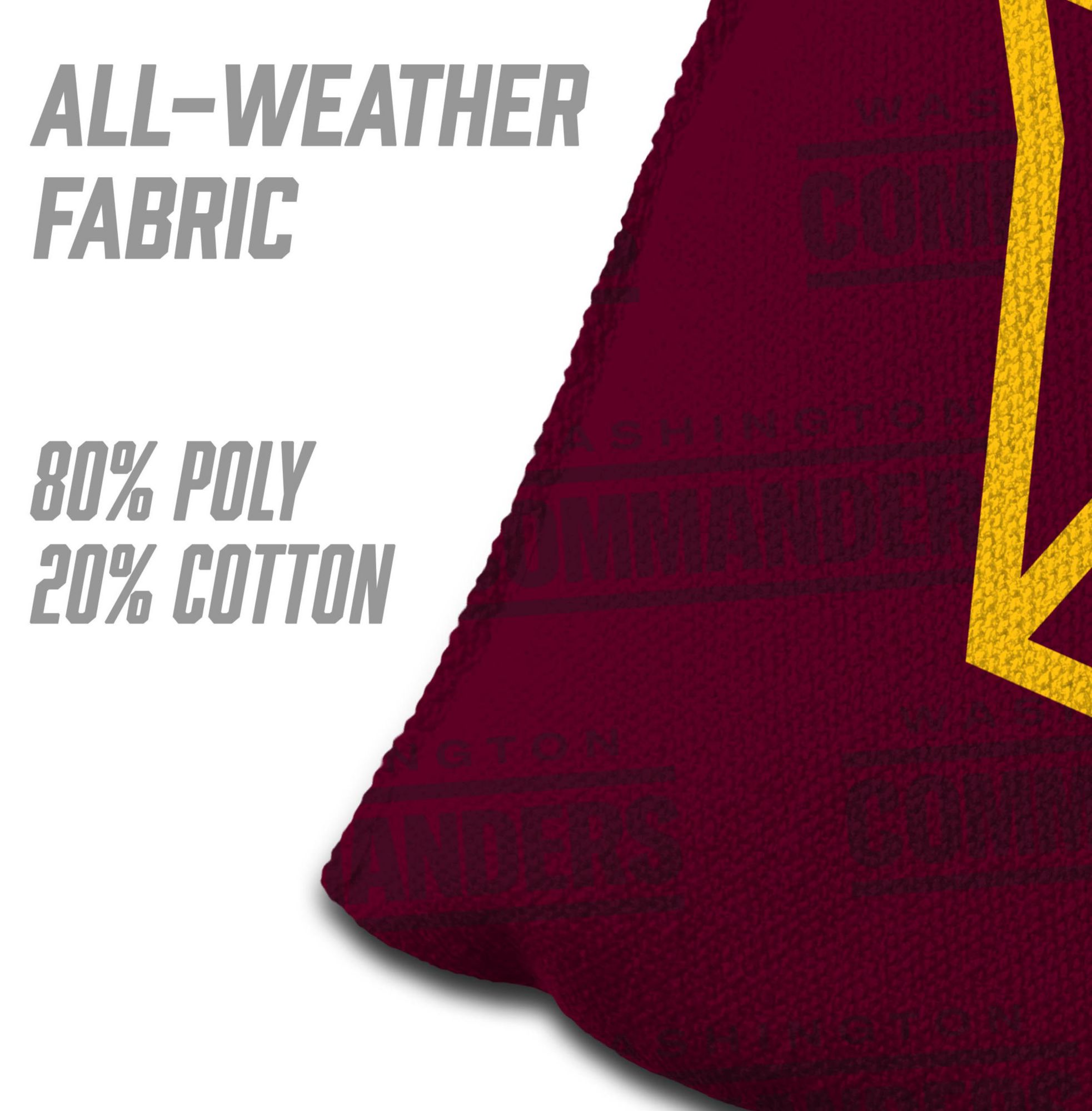 YouTheFan Washington Commanders 4-Pack Maroon Cornhole Bean Bags product image