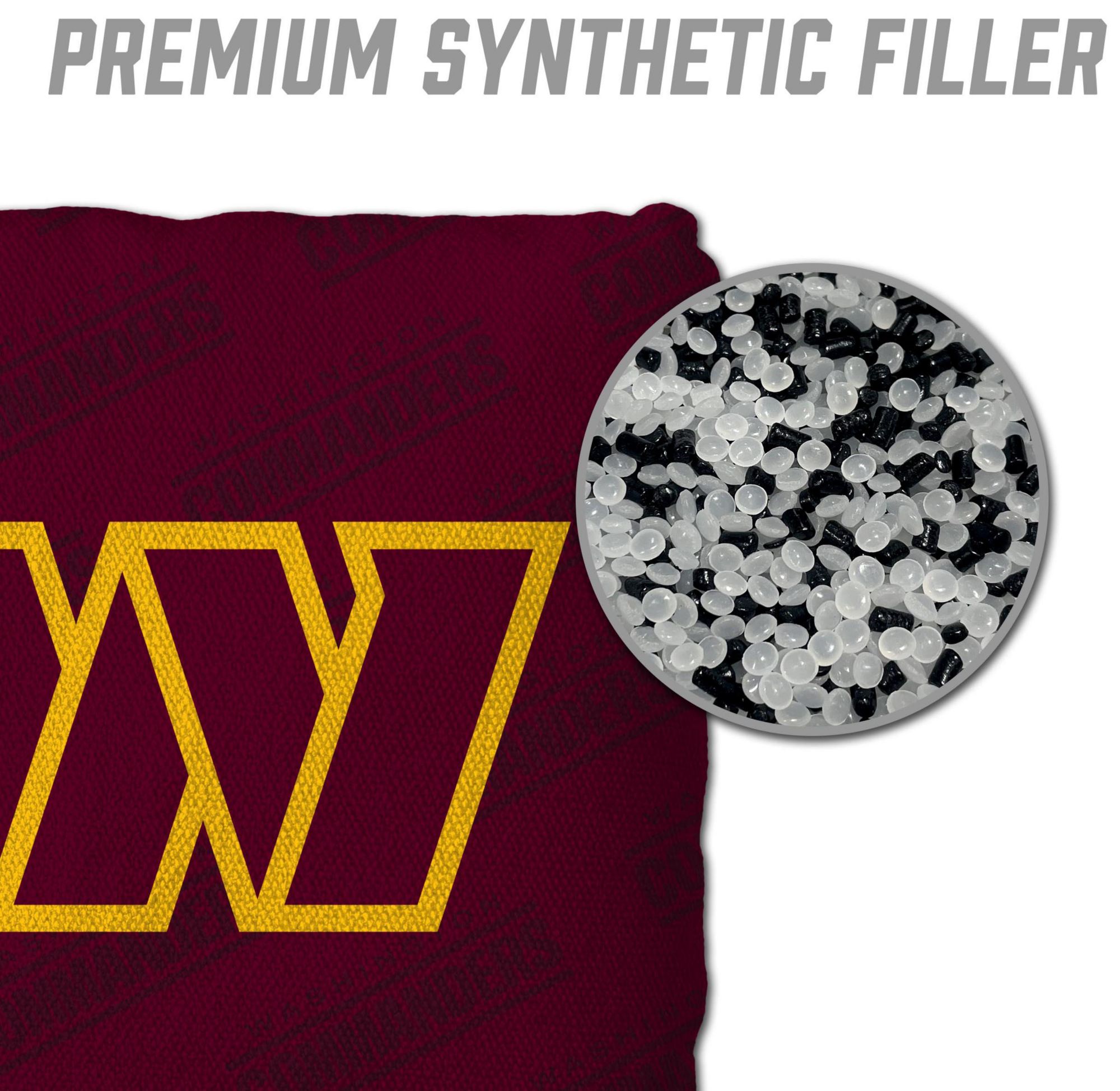 YouTheFan Washington Commanders 4-Pack Maroon Cornhole Bean Bags product image