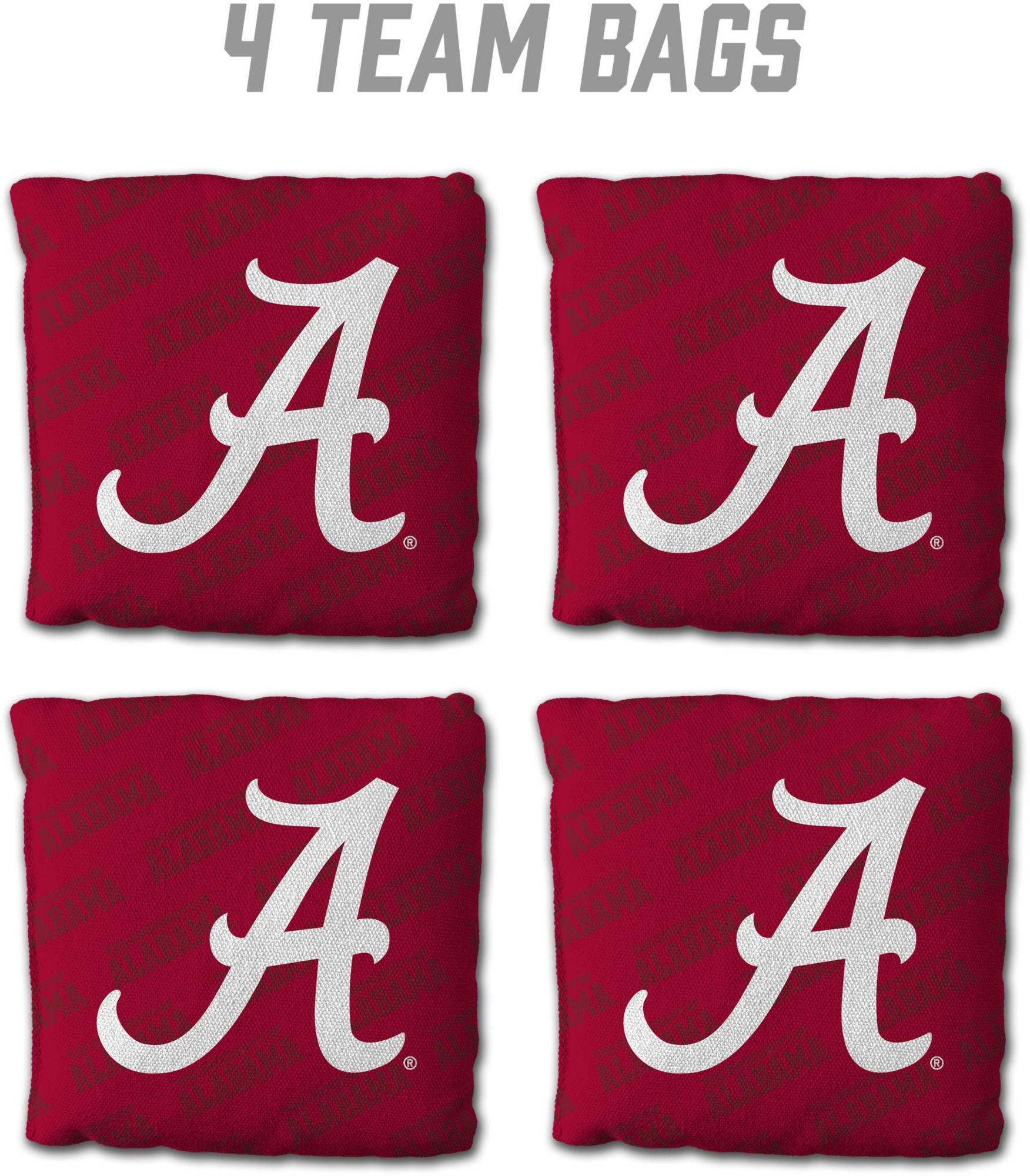 YouTheFan Alabama Crimson Tide Red 4-Pack Cornhole Bean Bag Set product image