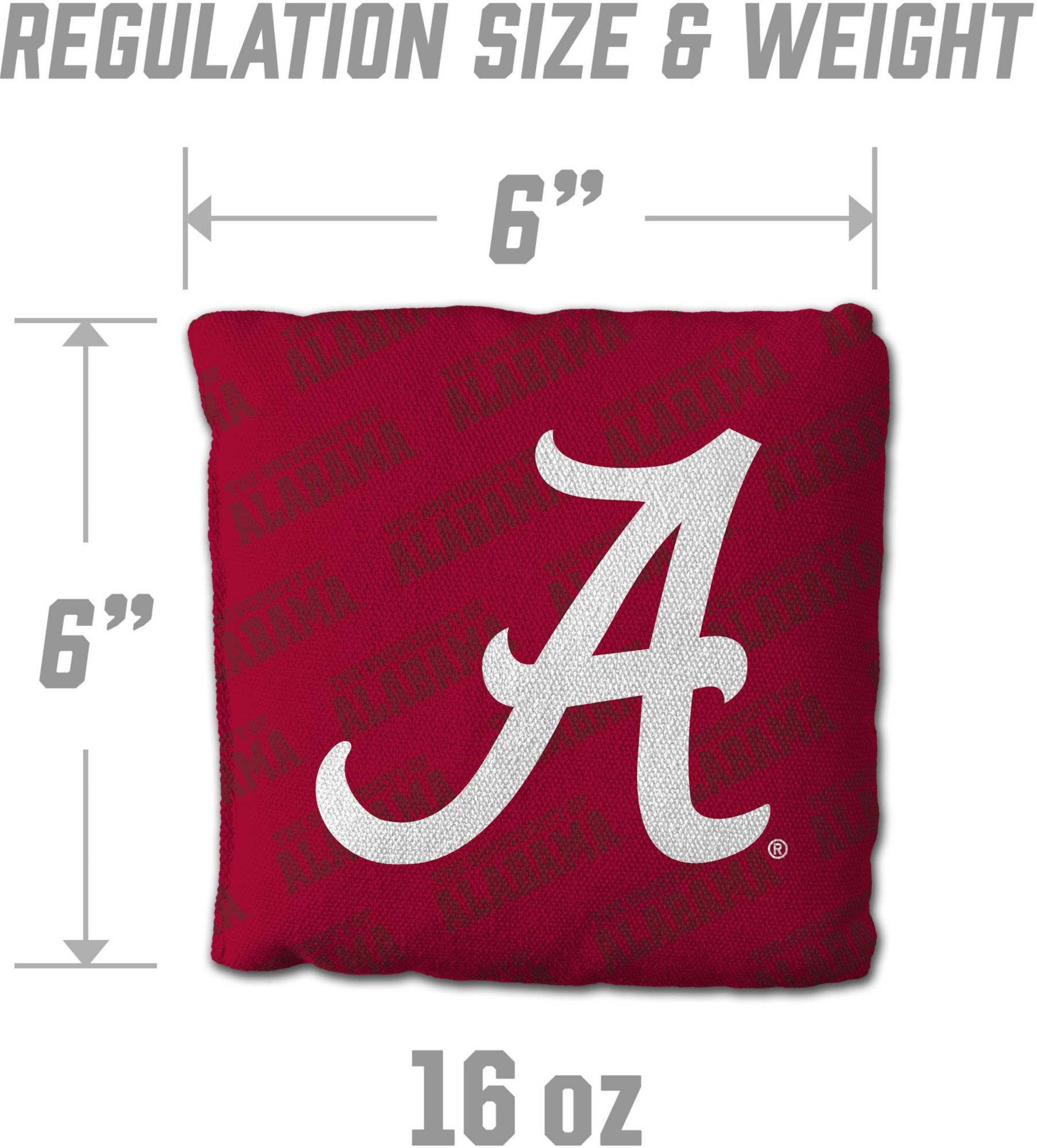 YouTheFan Alabama Crimson Tide Red 4-Pack Cornhole Bean Bag Set product image
