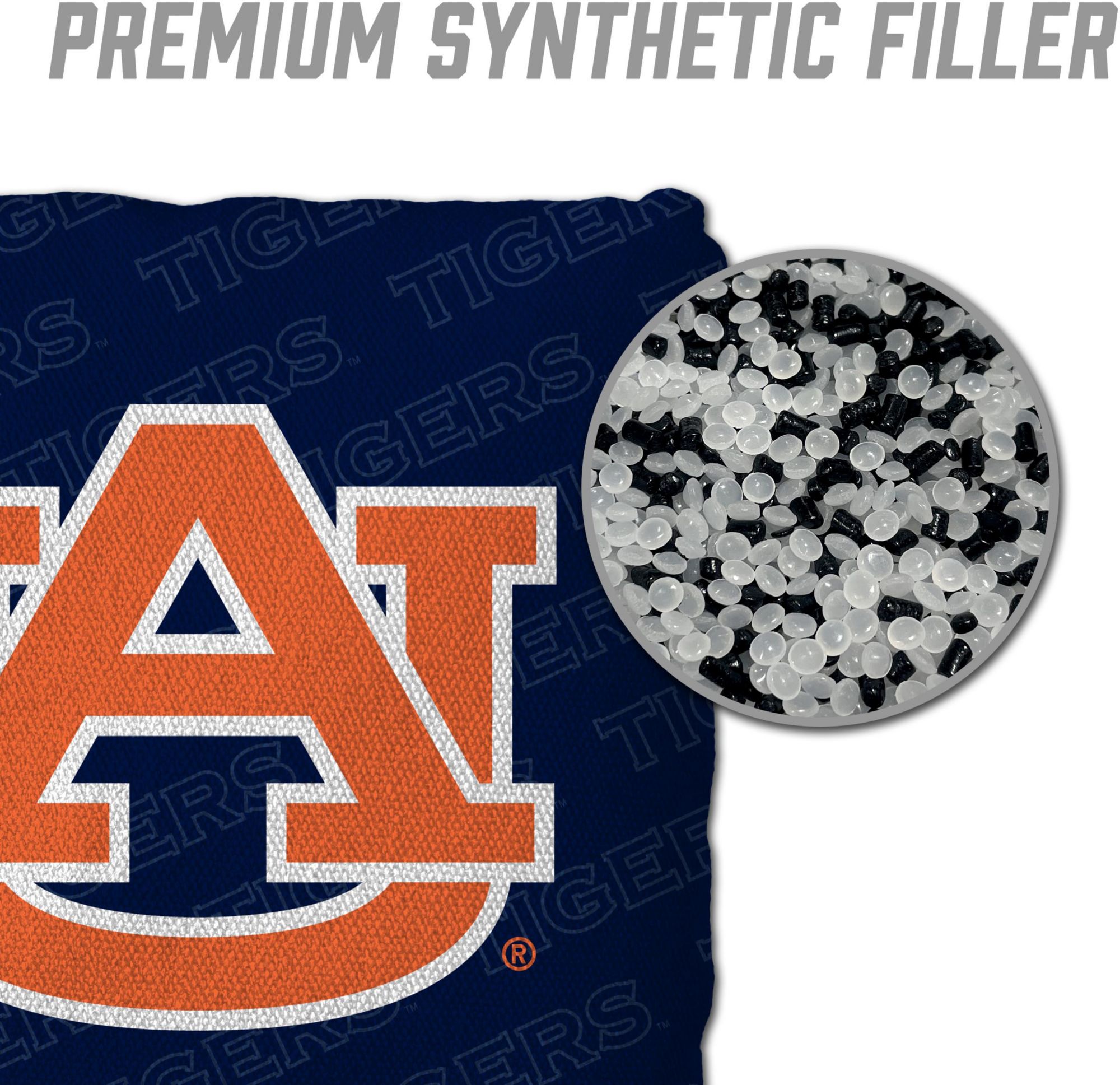 YouTheFan Auburn Tigers Blue 4-Pack Cornhole Bean Bag Set product image