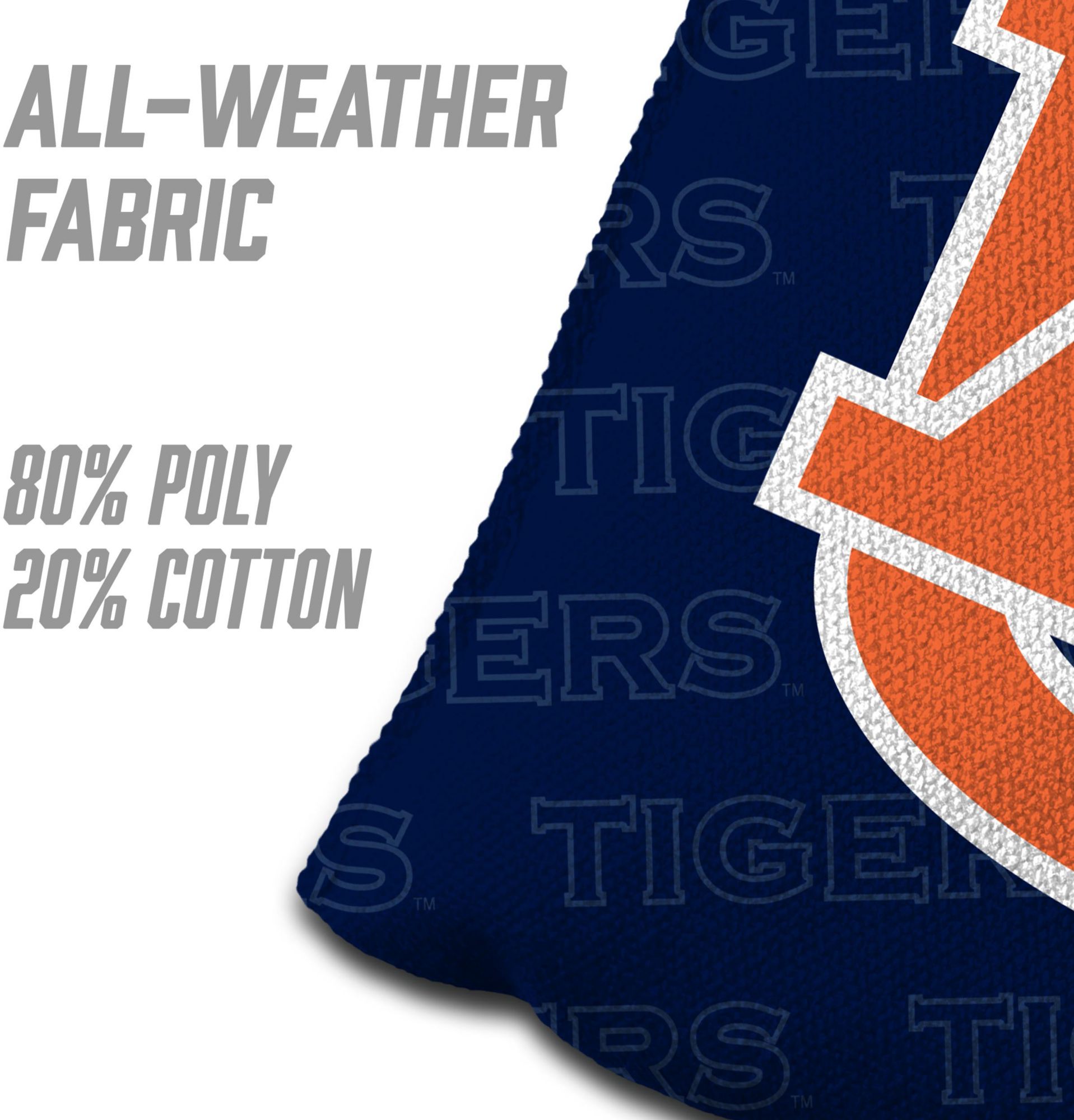 YouTheFan Auburn Tigers Blue 4-Pack Cornhole Bean Bag Set product image