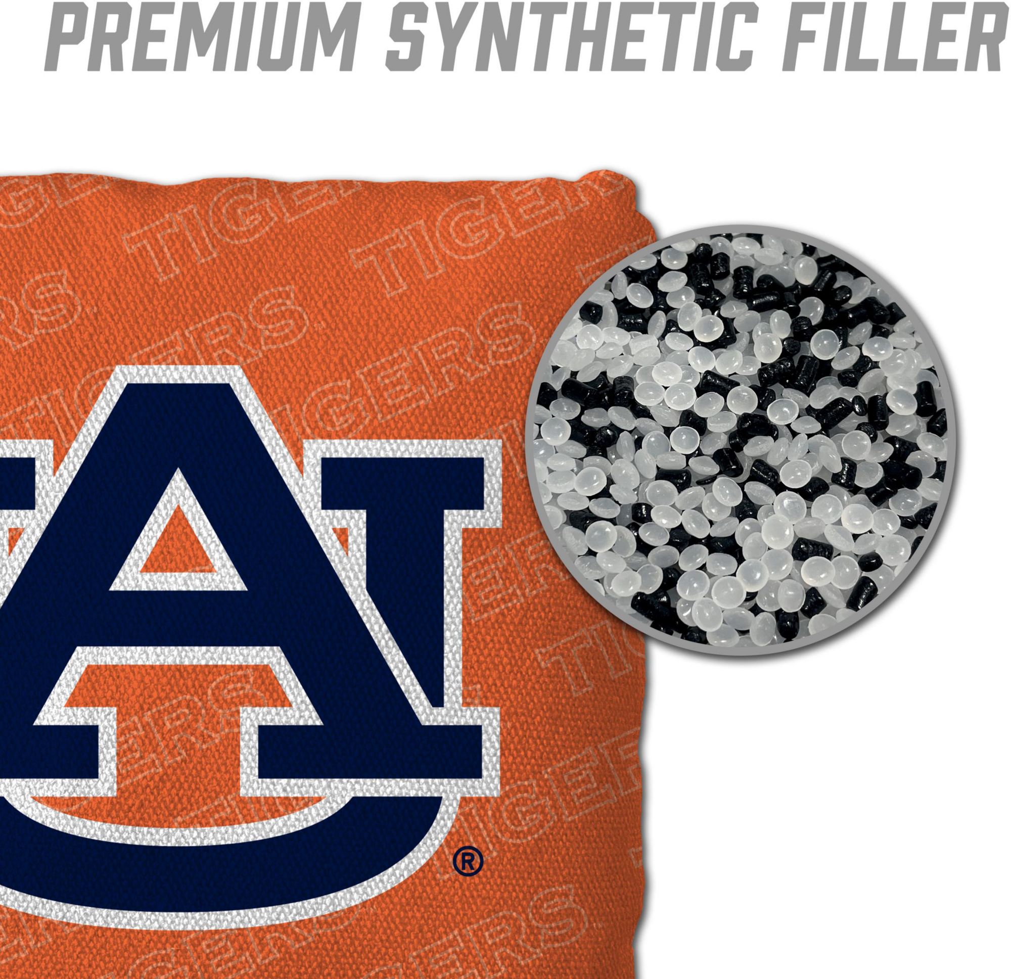 YouTheFan Auburn Tigers Orange 4-Pack Cornhole Bean Bag Set product image