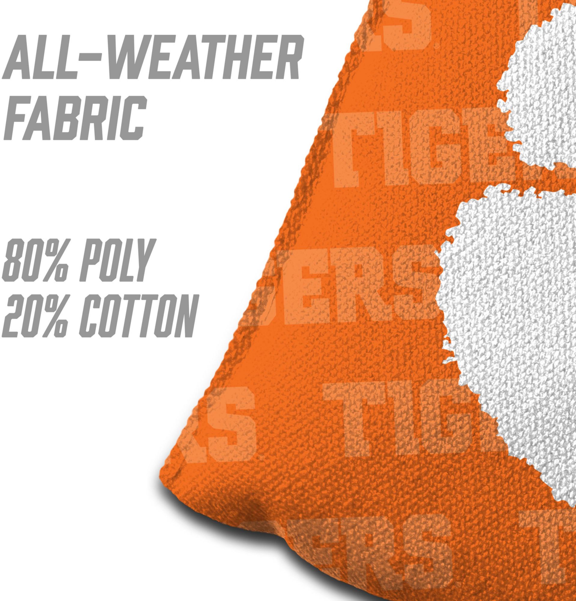 YouTheFan Clemson Tigers Orange 4-Pack Cornhole Bean Bag Set product image