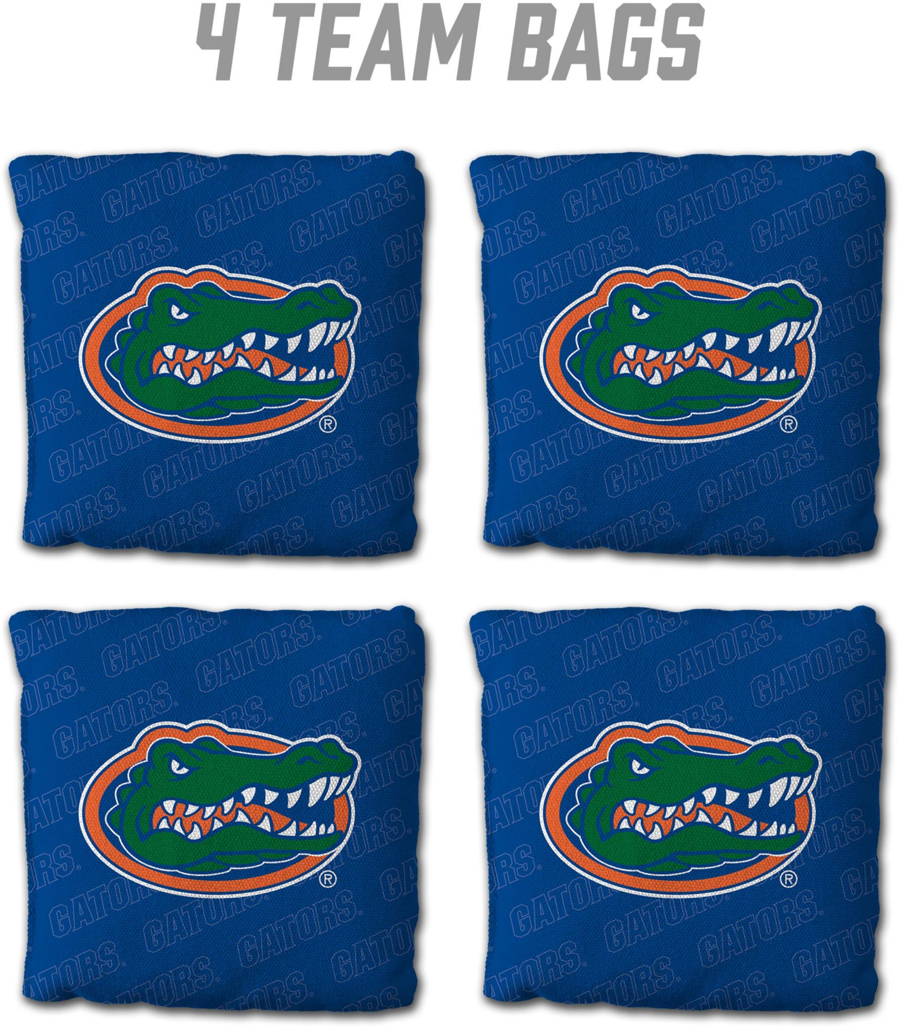 YouTheFan Florida Gators Blue 4-Pack Cornhole Bean Bag Set product image