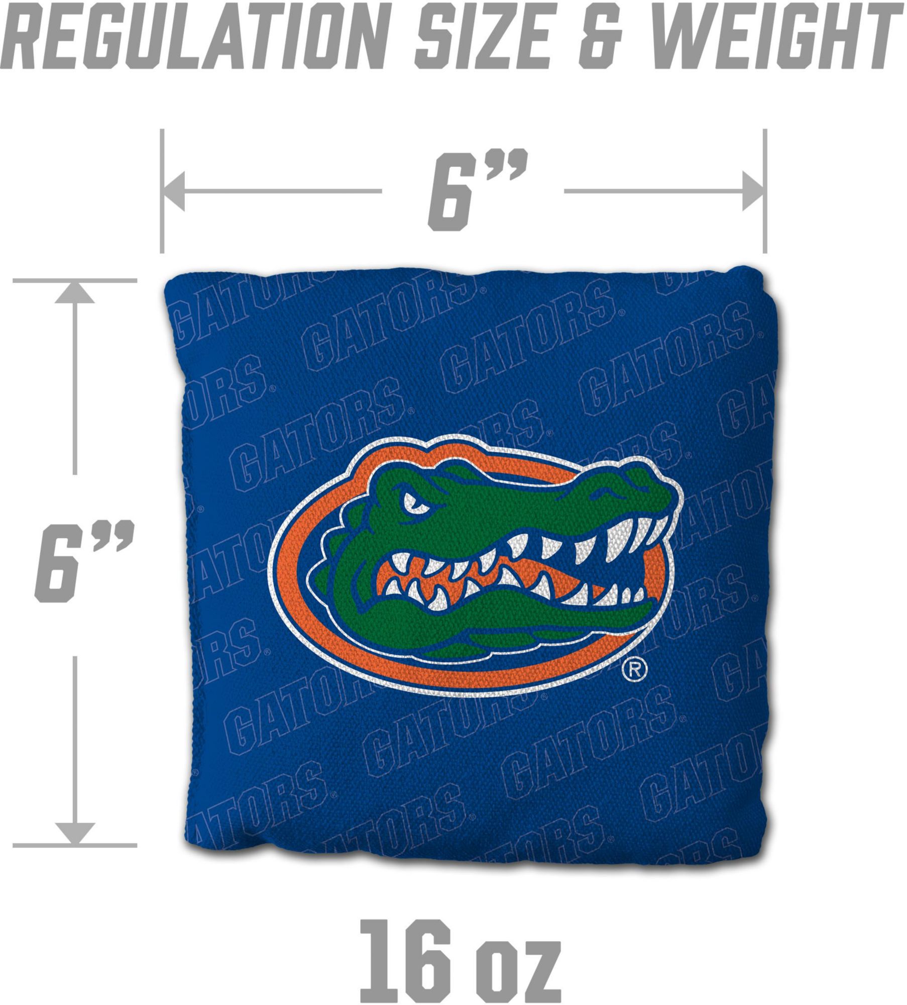 YouTheFan Florida Gators Blue 4-Pack Cornhole Bean Bag Set product image