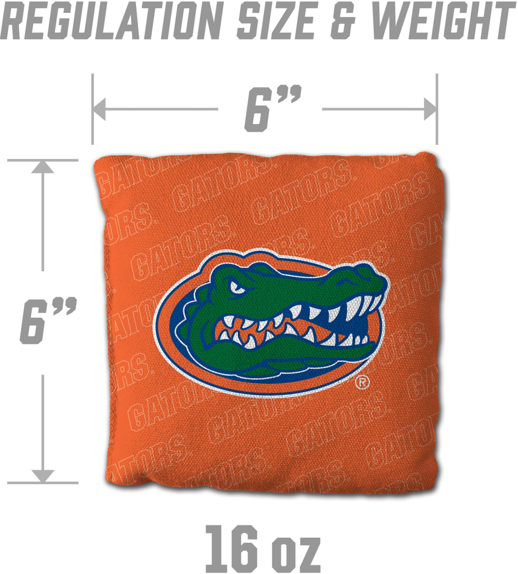 YouTheFan Florida Gators Orange 4-Pack Cornhole Bean Bag Set product image