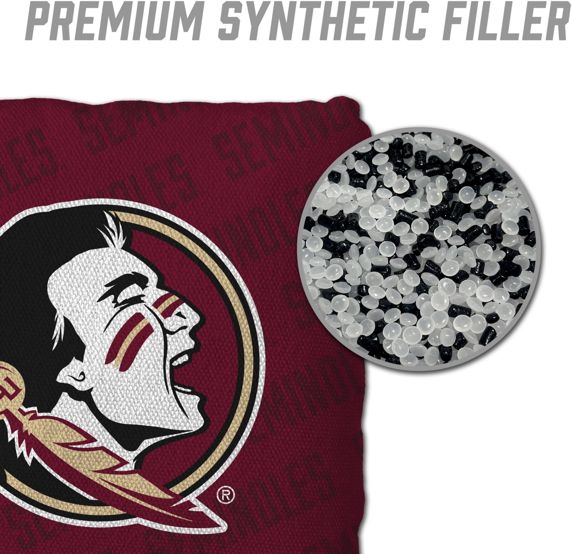 YouTheFan Florida State Seminoles Maroon 4-Pack Cornhole Bean Bag Set product image