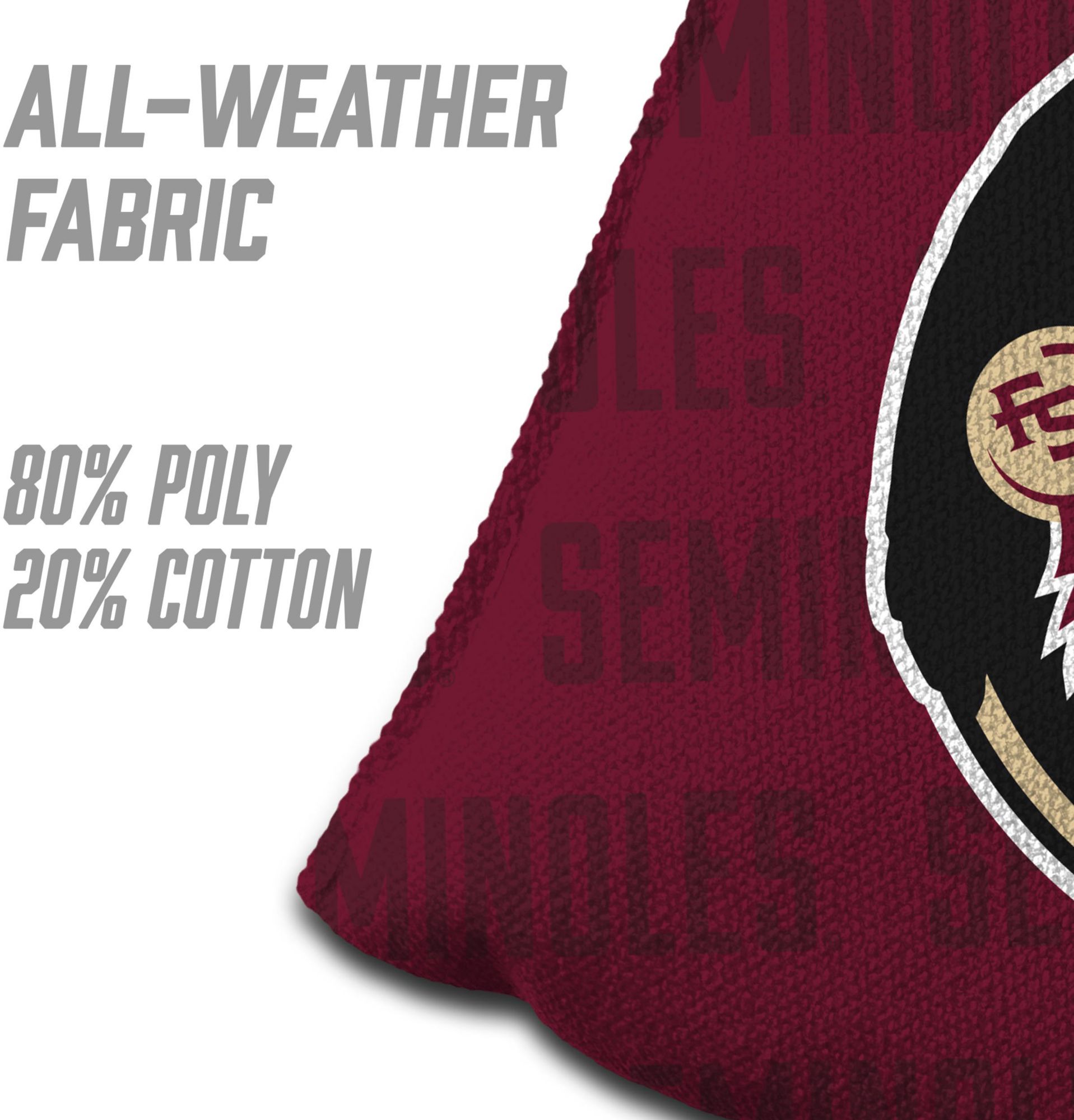 YouTheFan Florida State Seminoles Maroon 4-Pack Cornhole Bean Bag Set product image