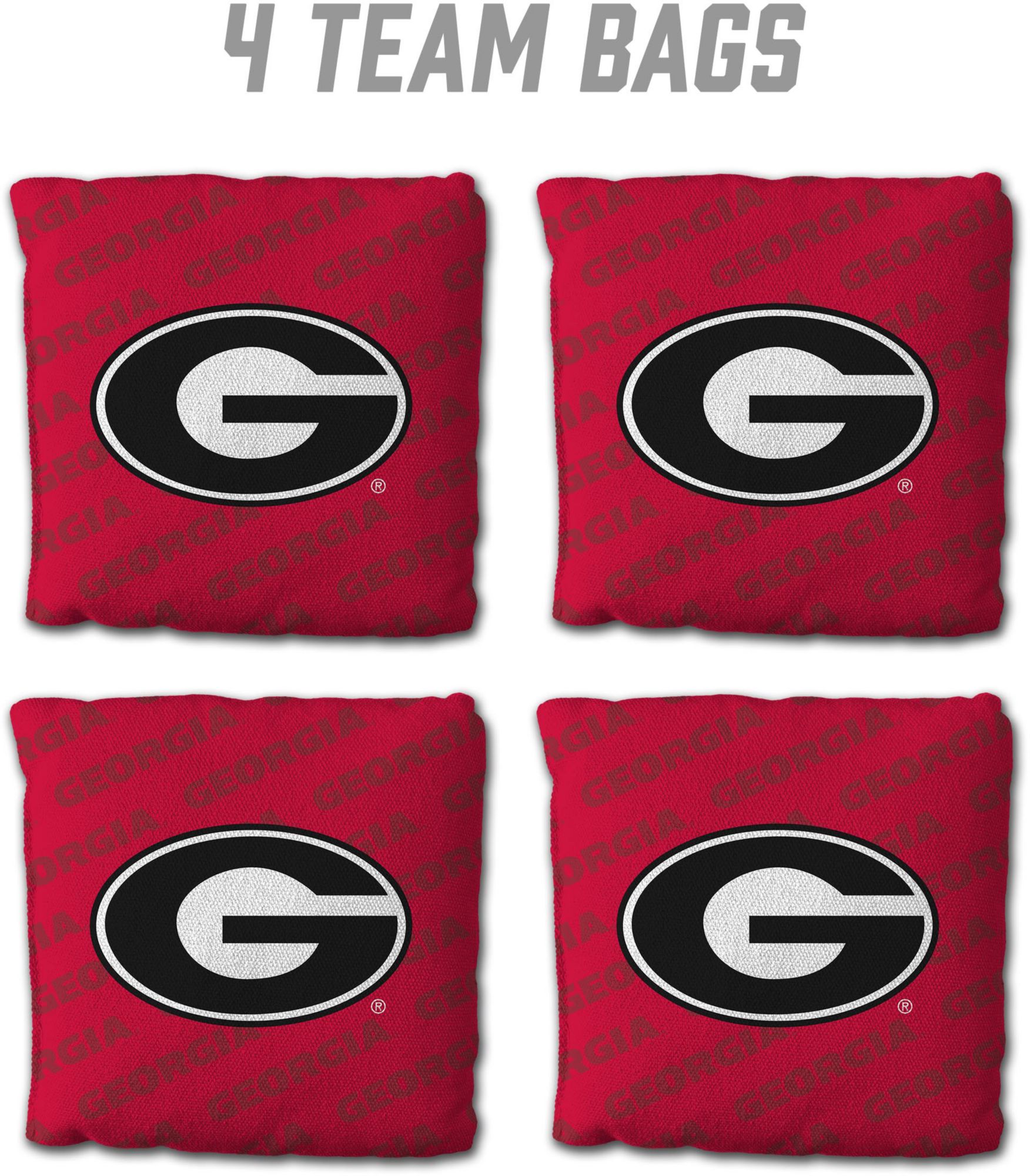 YouTheFan Georgia Bulldogs Red 4-Pack Cornhole Bean Bag Set product image