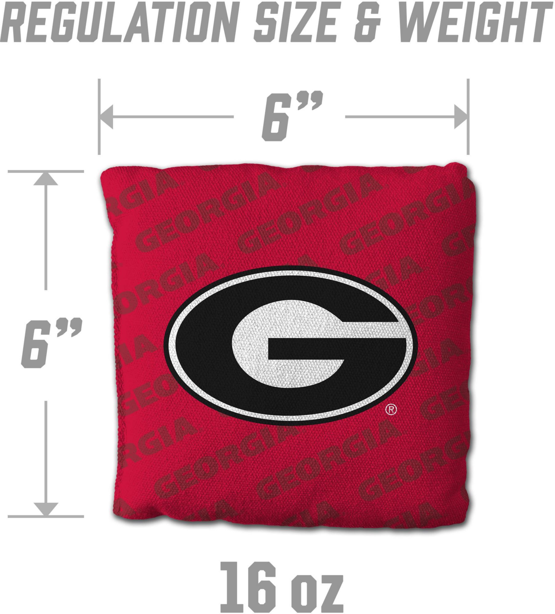 YouTheFan Georgia Bulldogs Red 4-Pack Cornhole Bean Bag Set product image