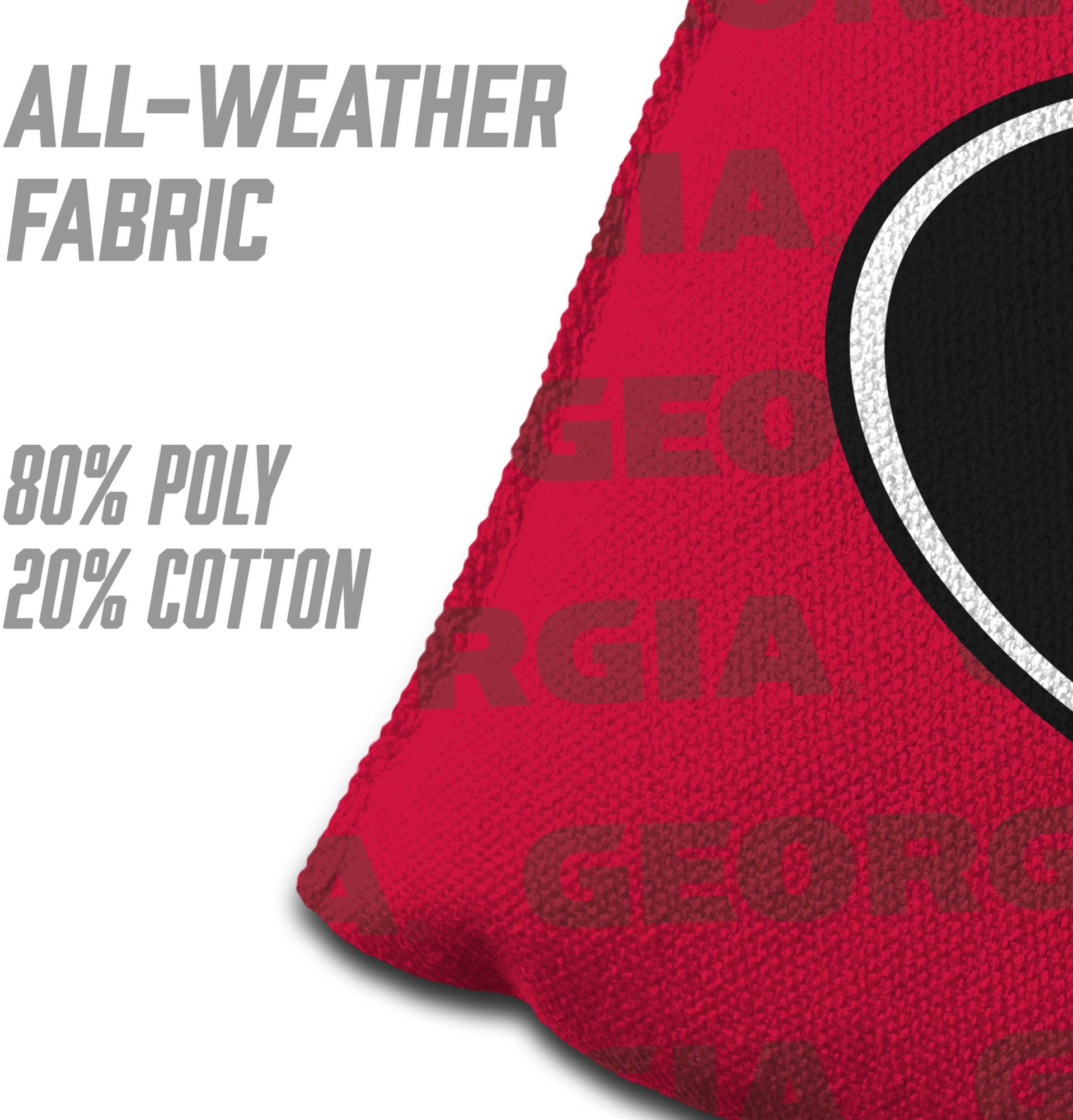 YouTheFan Georgia Bulldogs Red 4-Pack Cornhole Bean Bag Set product image