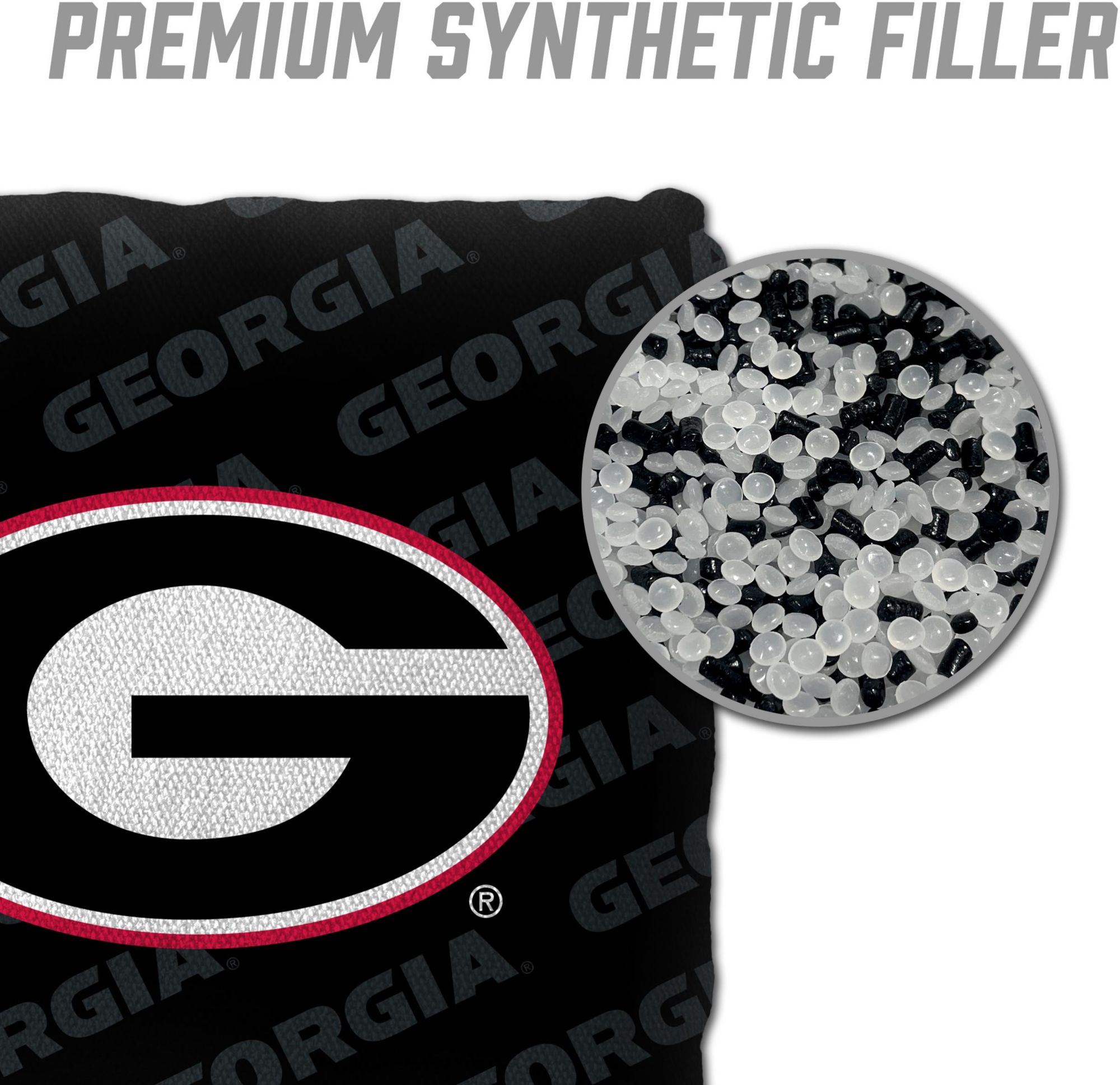 YouTheFan Georgia Bulldogs Black 4-Pack Cornhole Bean Bag Set product image