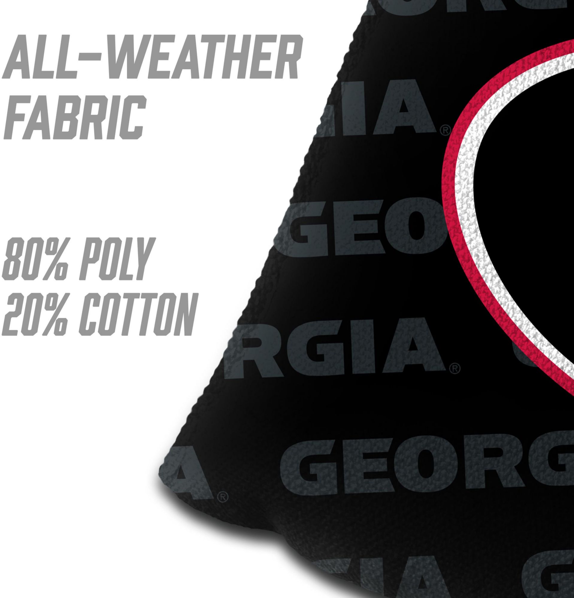 YouTheFan Georgia Bulldogs Black 4-Pack Cornhole Bean Bag Set product image