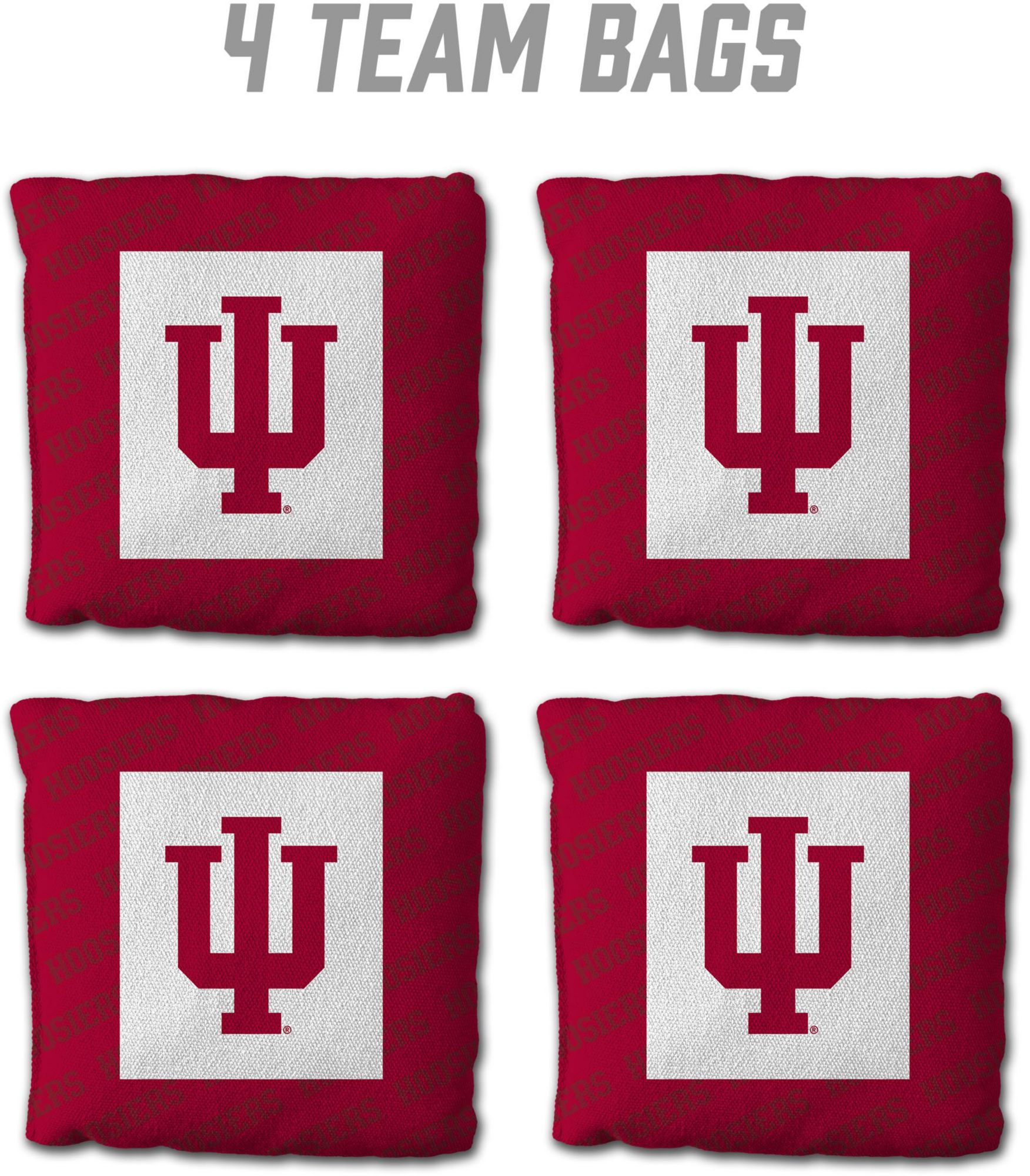 YouTheFan Indiana Hoosiers Red 4-Pack Cornhole Bean Bag Set product image