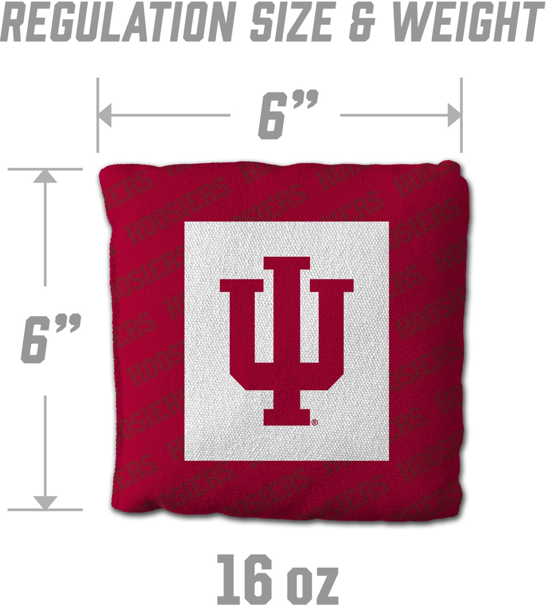 YouTheFan Indiana Hoosiers Red 4-Pack Cornhole Bean Bag Set product image