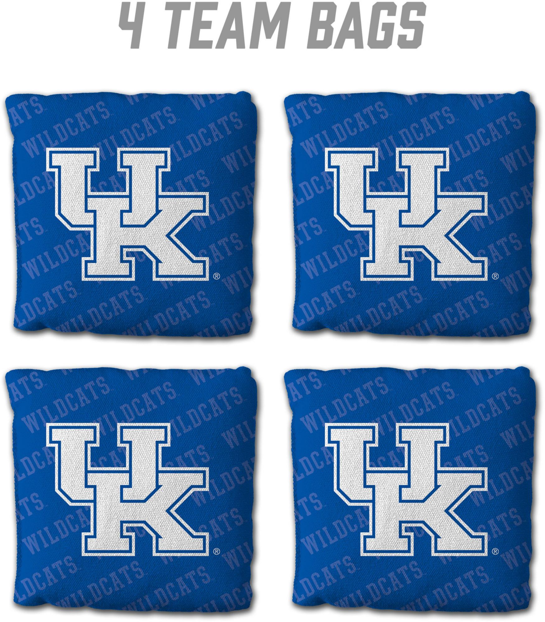 YouTheFan Kentucky Wildcats Blue 4-Pack Cornhole Bean Bag Set product image