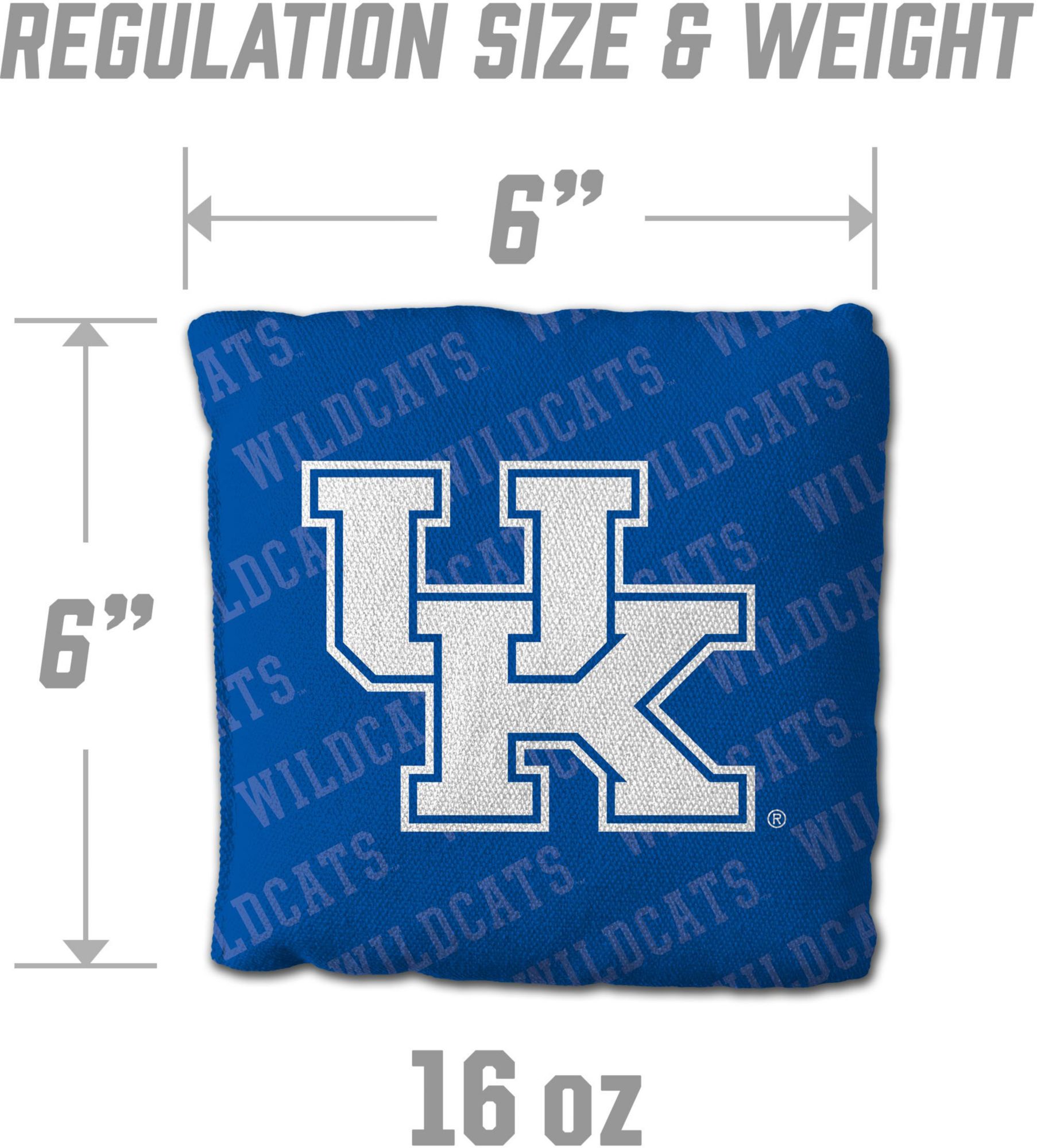 YouTheFan Kentucky Wildcats Blue 4-Pack Cornhole Bean Bag Set product image