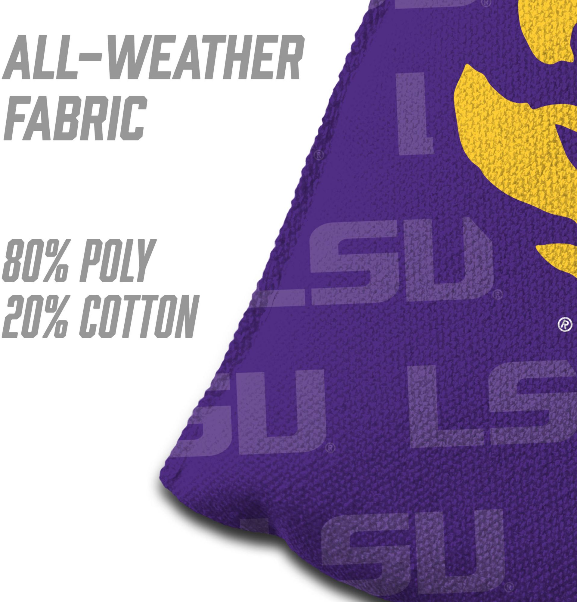 YouTheFan LSU Tigers Purple 4-Pack Cornhole Bean Bag Set product image