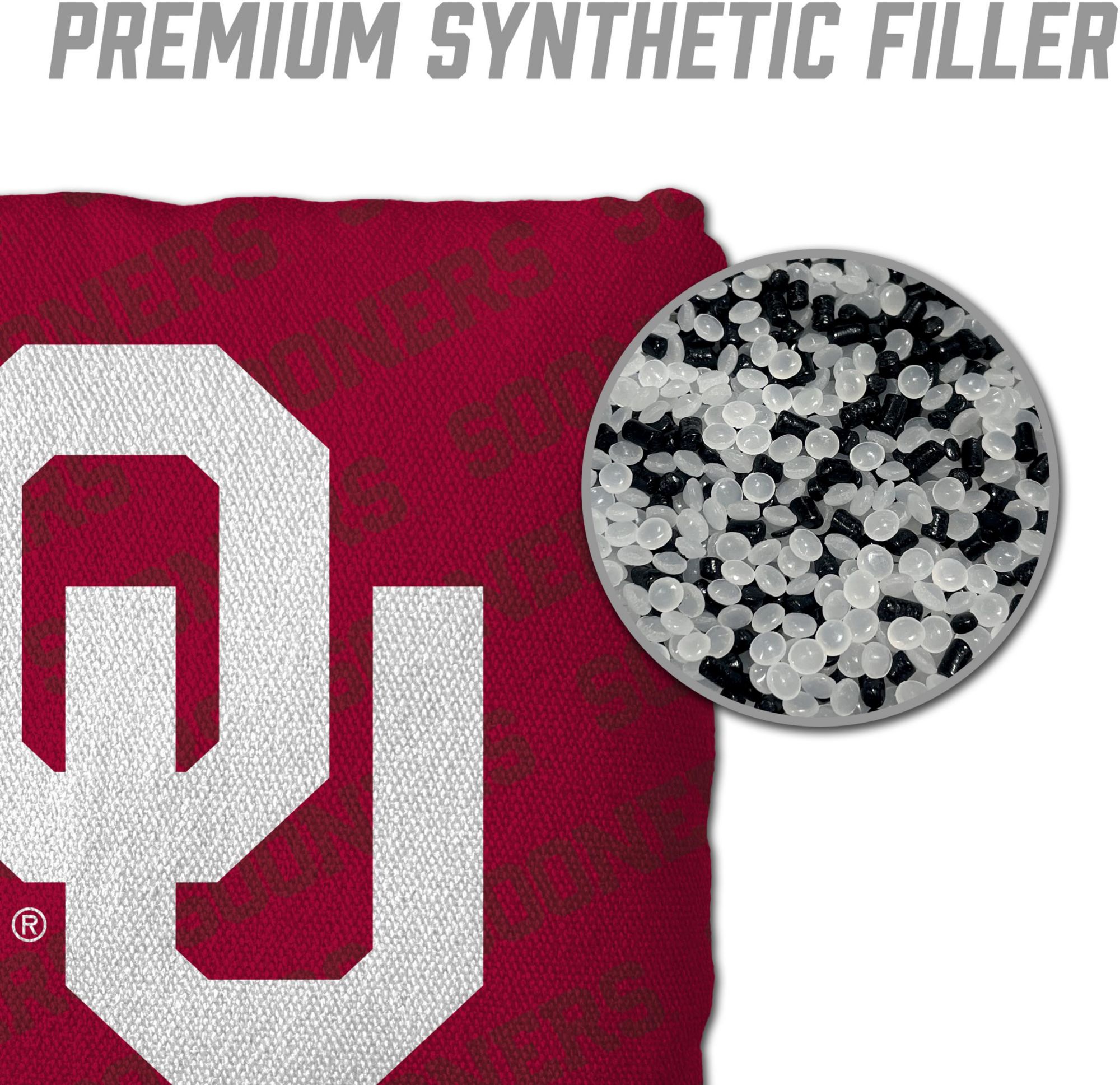 YouTheFan Oklahoma Sooners Red 4-Pack Cornhole Bean Bag Set product image