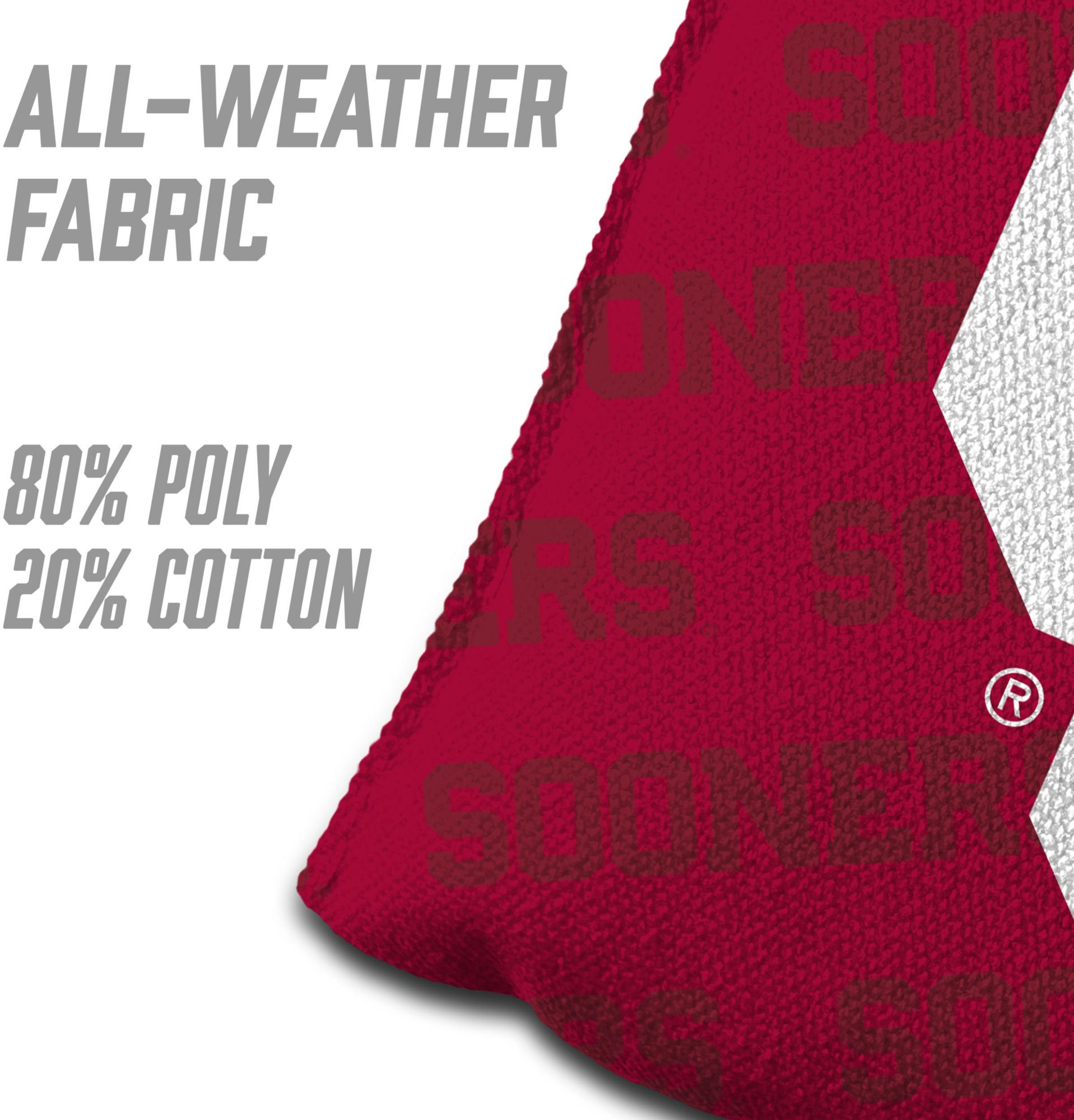 YouTheFan Oklahoma Sooners Red 4-Pack Cornhole Bean Bag Set product image