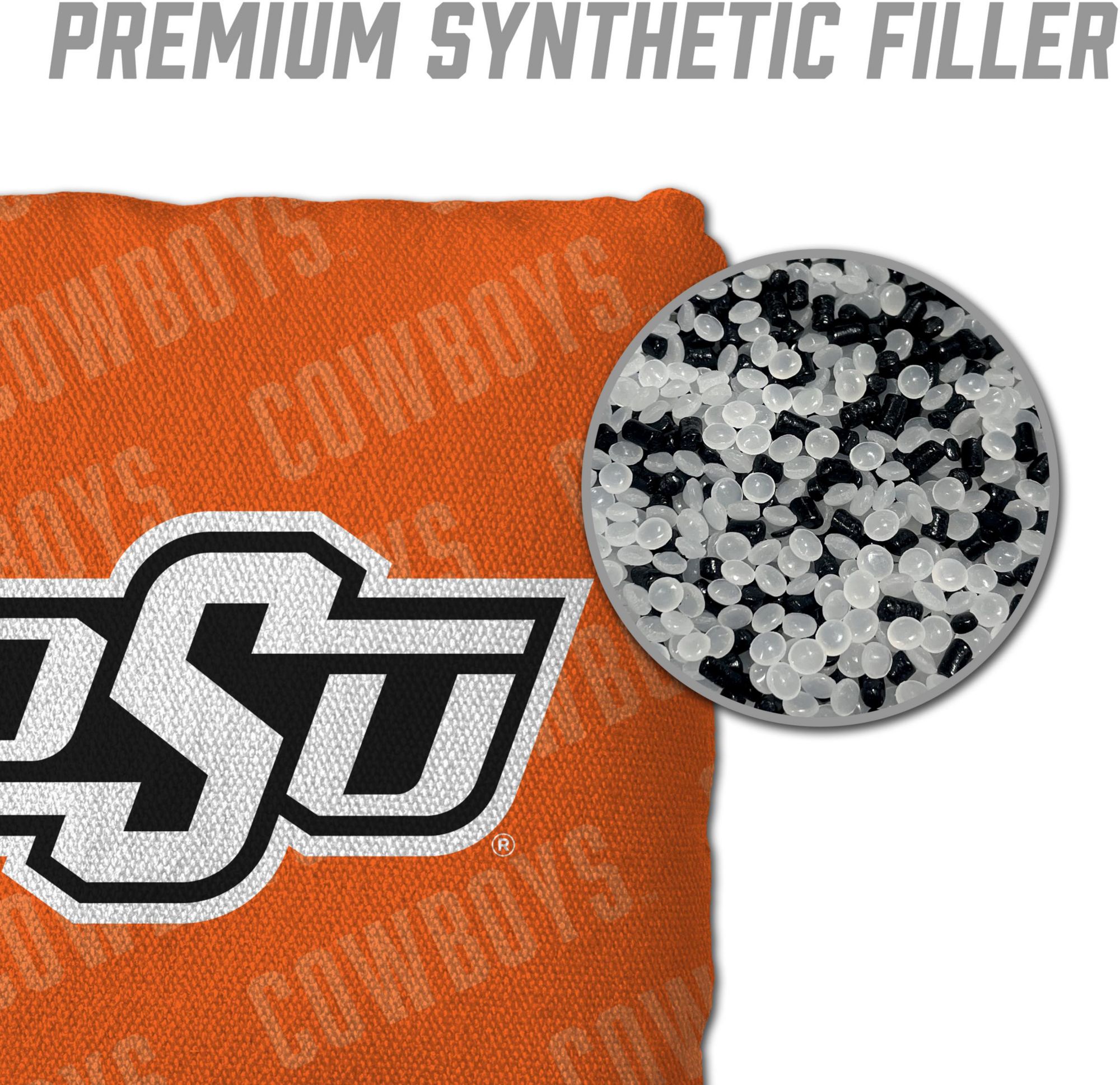 YouTheFan Oklahoma State Cowboys Orange 4-Pack Cornhole Bean Bag Set product image