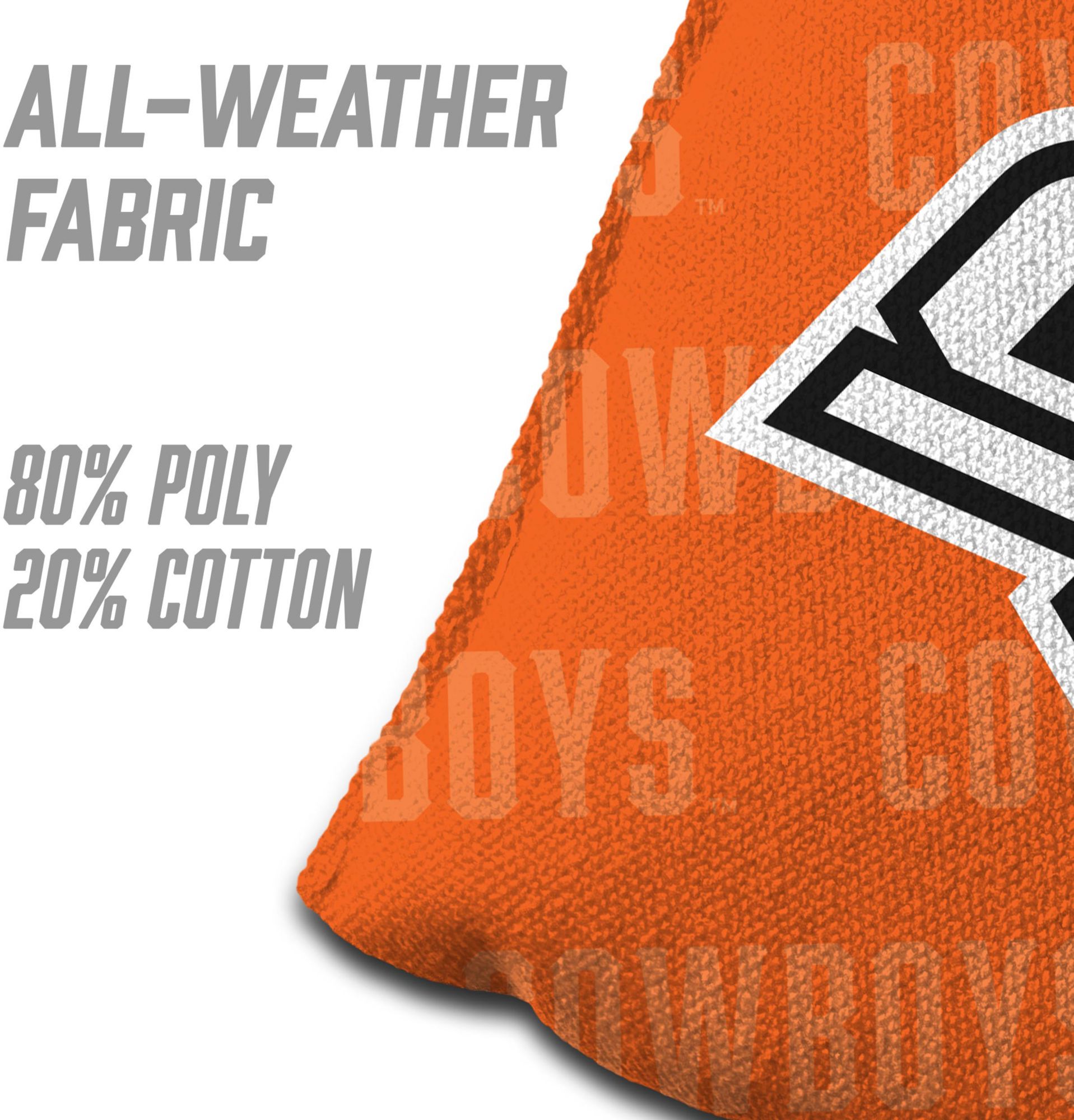 YouTheFan Oklahoma State Cowboys Orange 4-Pack Cornhole Bean Bag Set product image