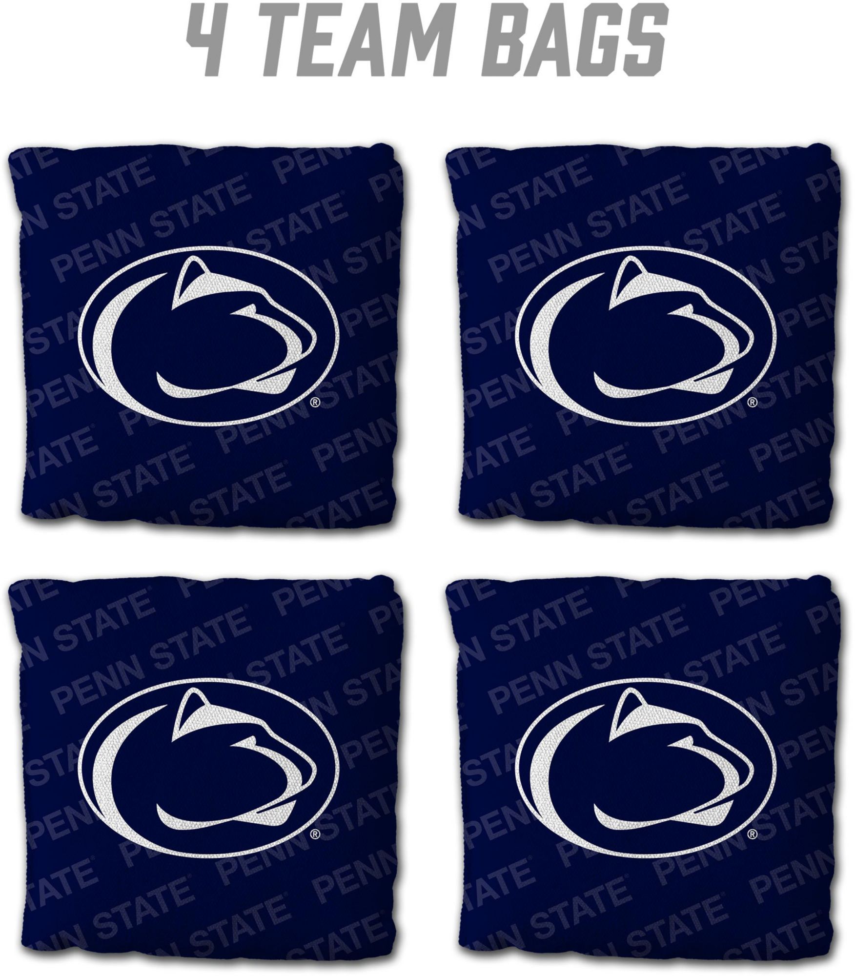 YouTheFan Penn State Nittany Lions Blue 4-Pack Cornhole Bean Bag Set product image