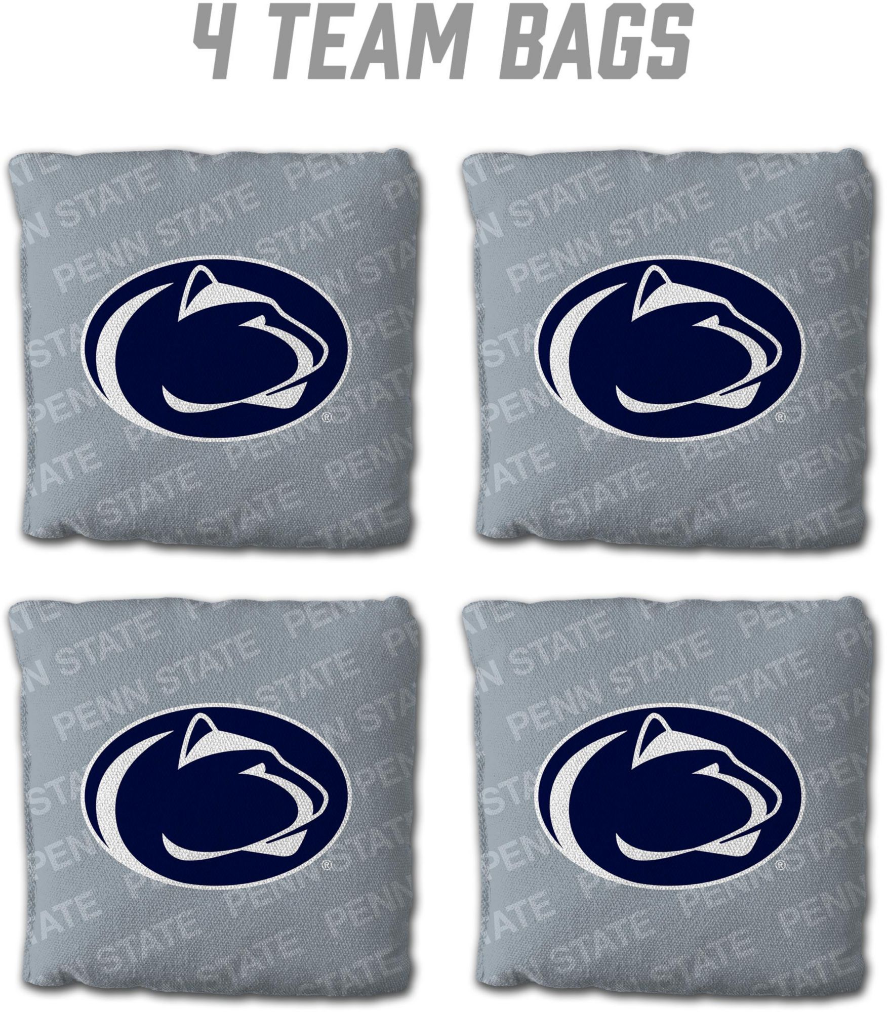 YouTheFan Penn State Nittany Lions Grey 4-Pack Cornhole Bean Bag Set product image