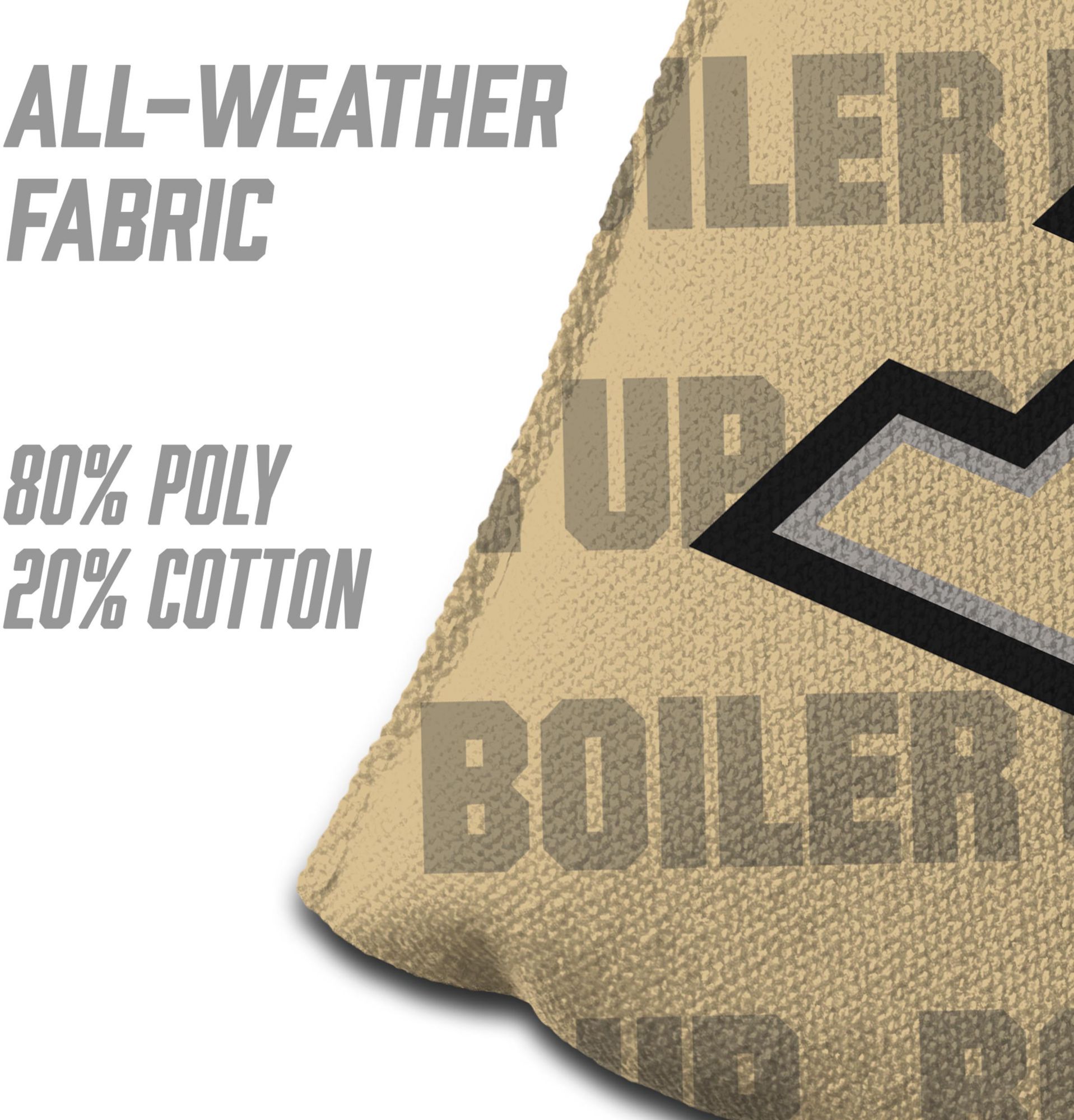 YouTheFan Purdue Boilermakers Gold 4-Pack Cornhole Bean Bag Set product image