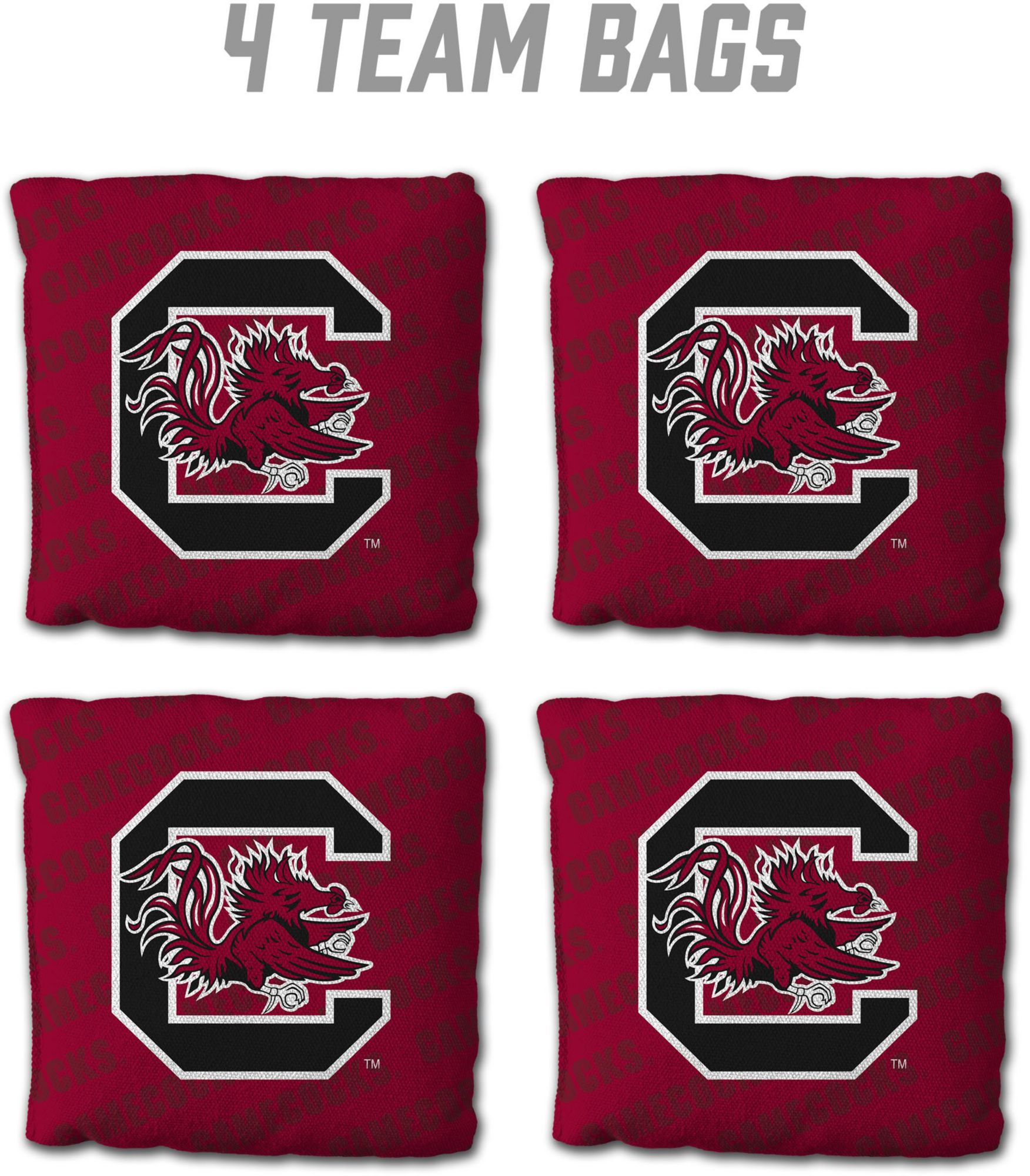 YouTheFan South Carolina Gamecocks Maroon 4-Pack Cornhole Bean Bag Set product image