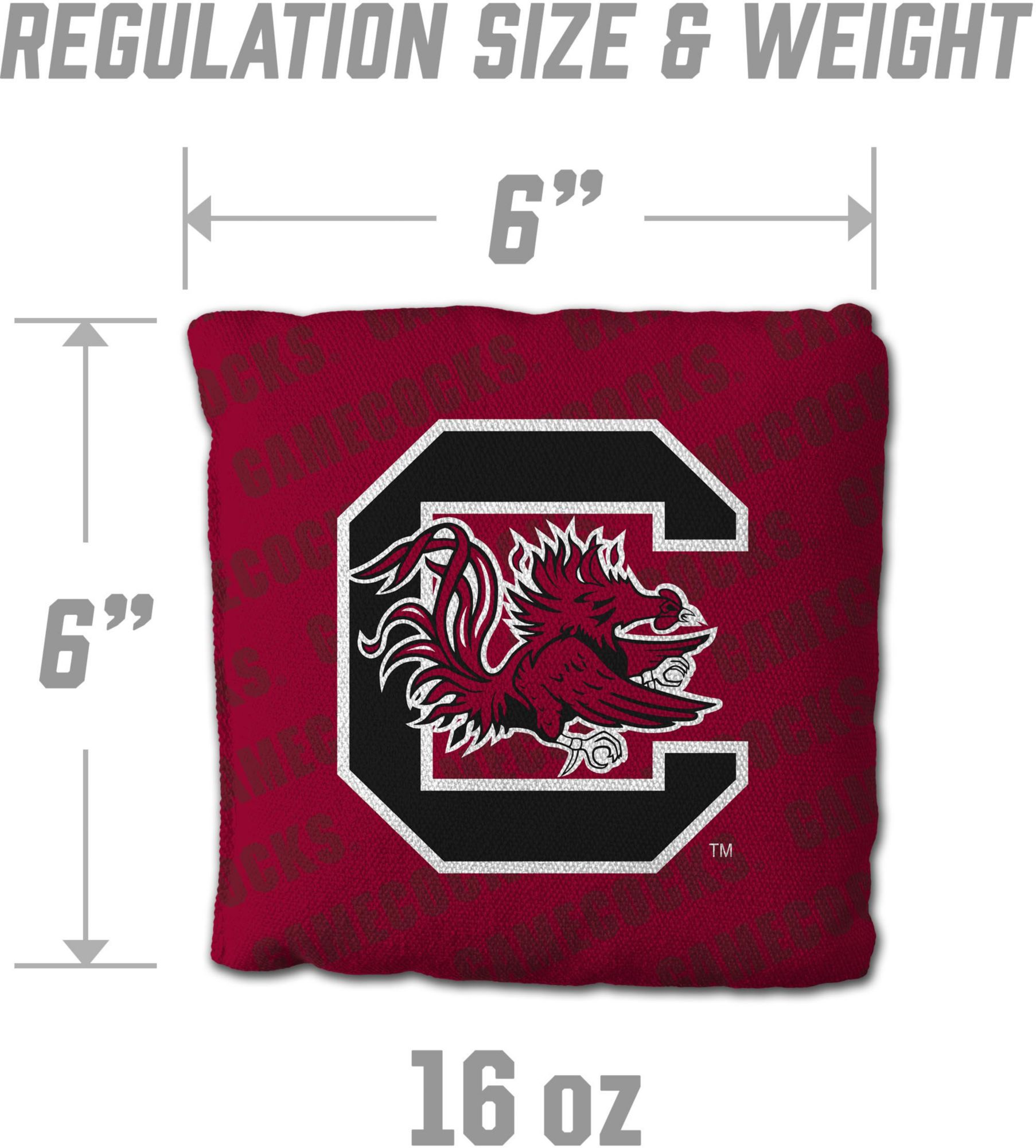 YouTheFan South Carolina Gamecocks Maroon 4-Pack Cornhole Bean Bag Set product image