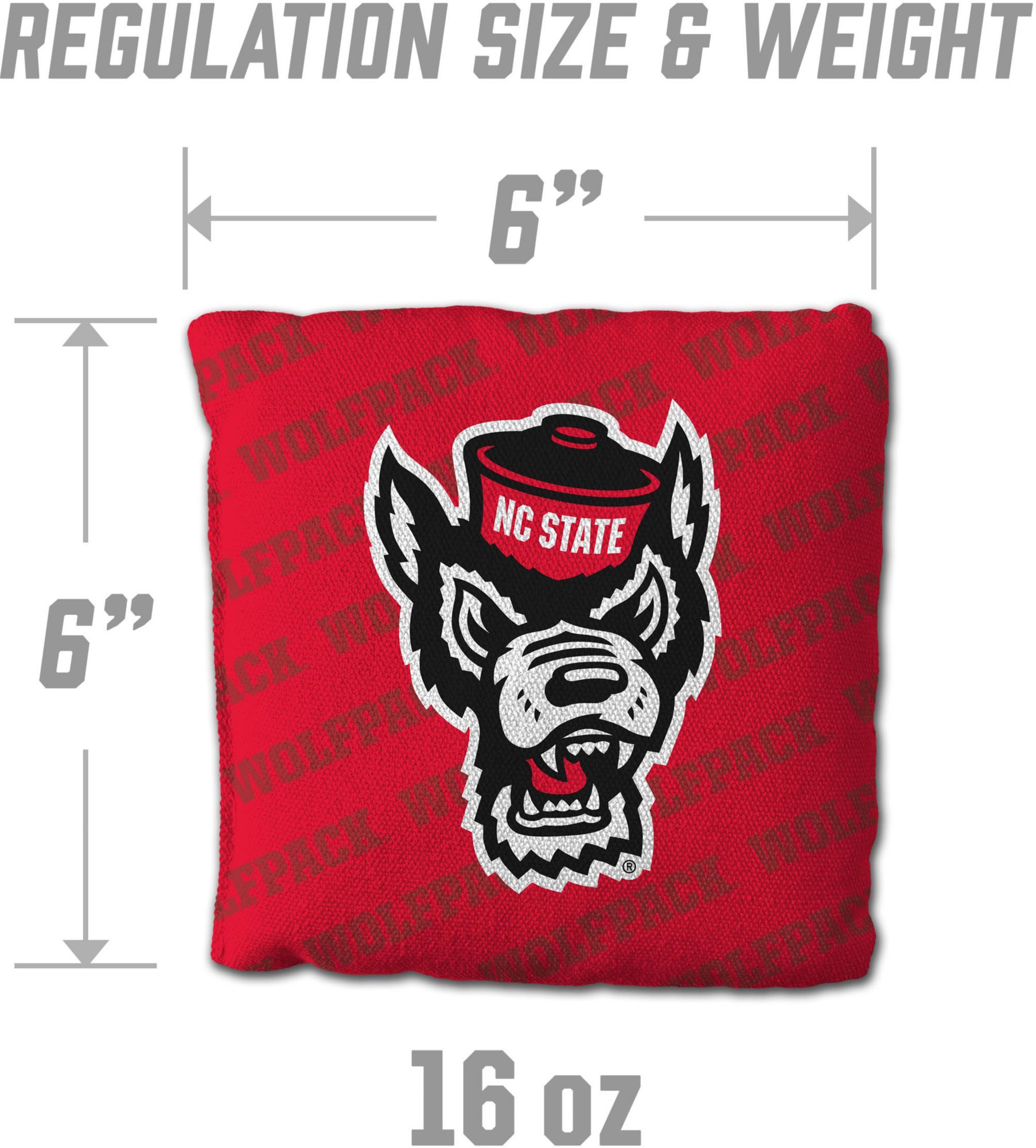 YouTheFan North Carolina State Wolfpack Red 4-Pack Cornhole Bean Bag Set product image