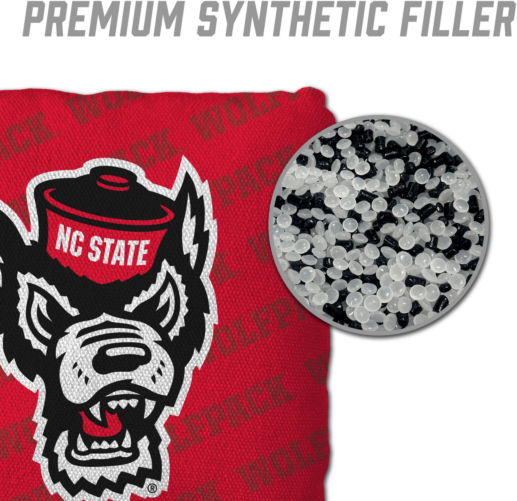 YouTheFan North Carolina State Wolfpack Red 4-Pack Cornhole Bean Bag Set product image