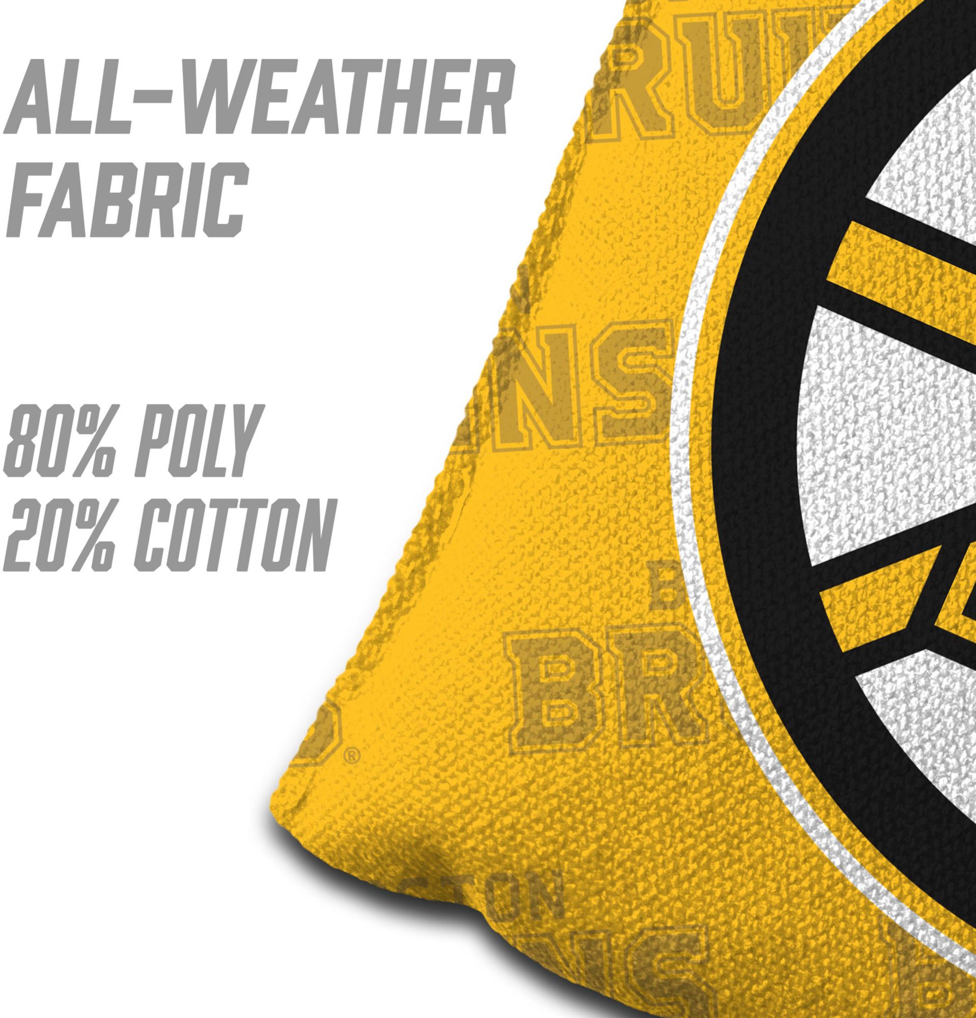 YouTheFan Boston Bruins Yellow 4-Pack Cornhole Bean Bag Set product image