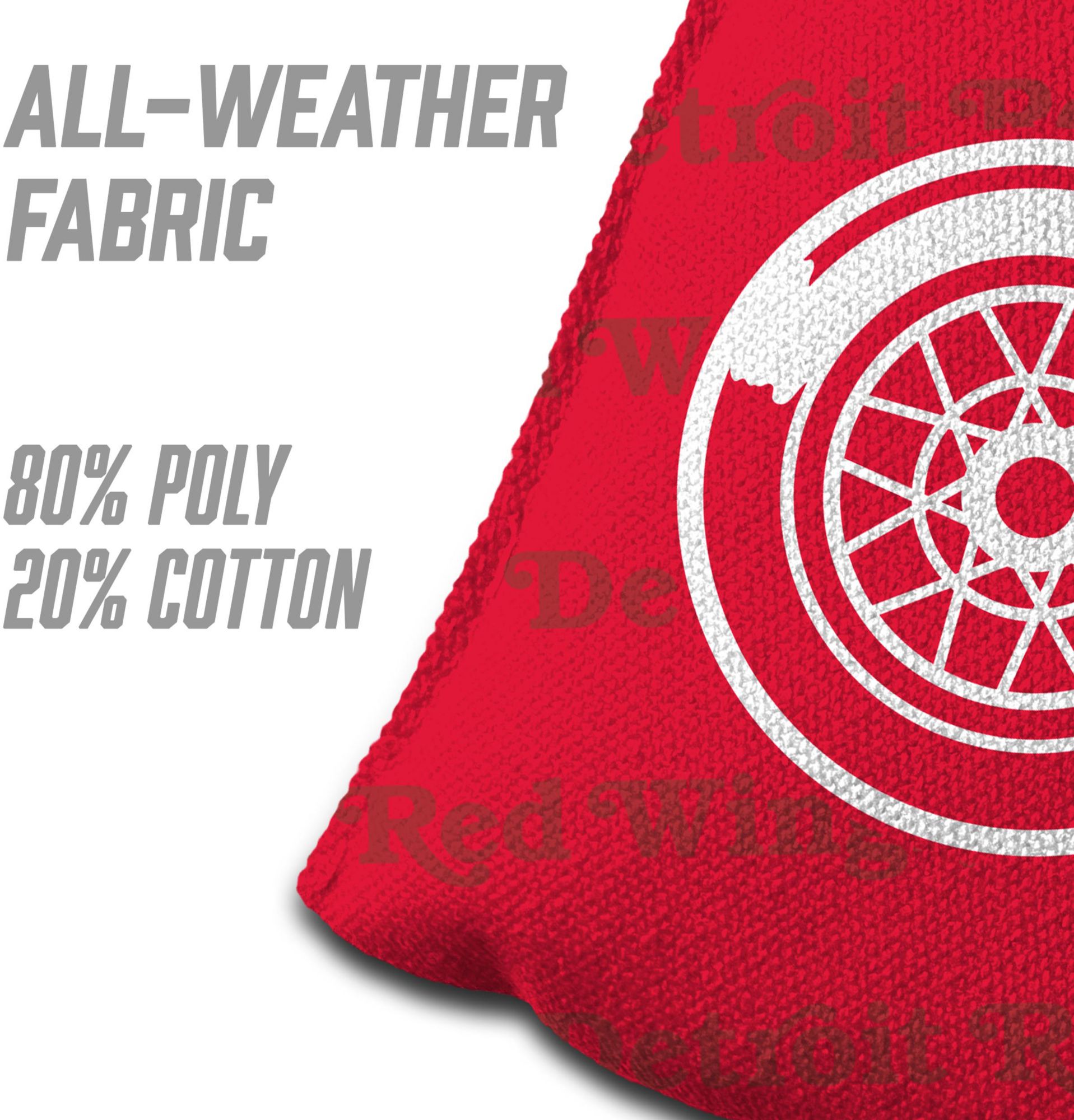 YouTheFan Detroit Red Wings Red 4-Pack Cornhole Bean Bag Set product image