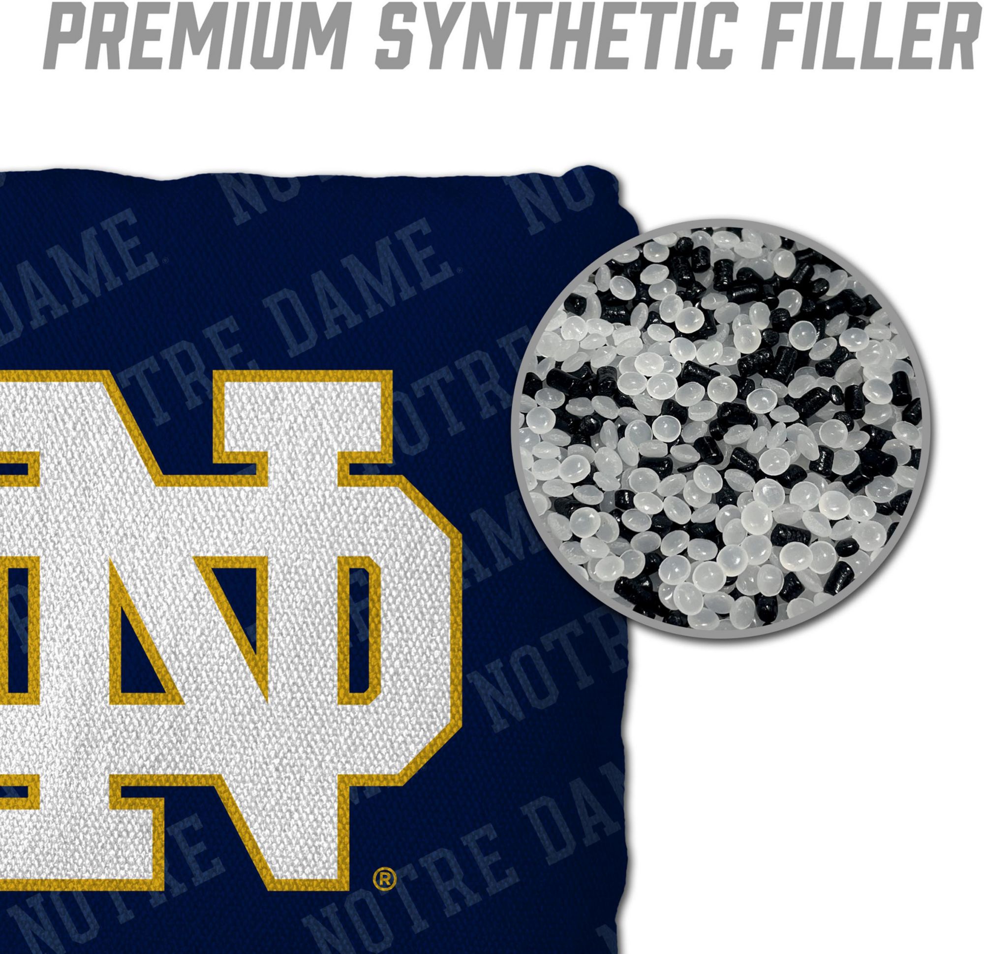 YouTheFan Notre Dame Fighting Irish Blue 4-Pack Cornhole Bean Bag Set product image