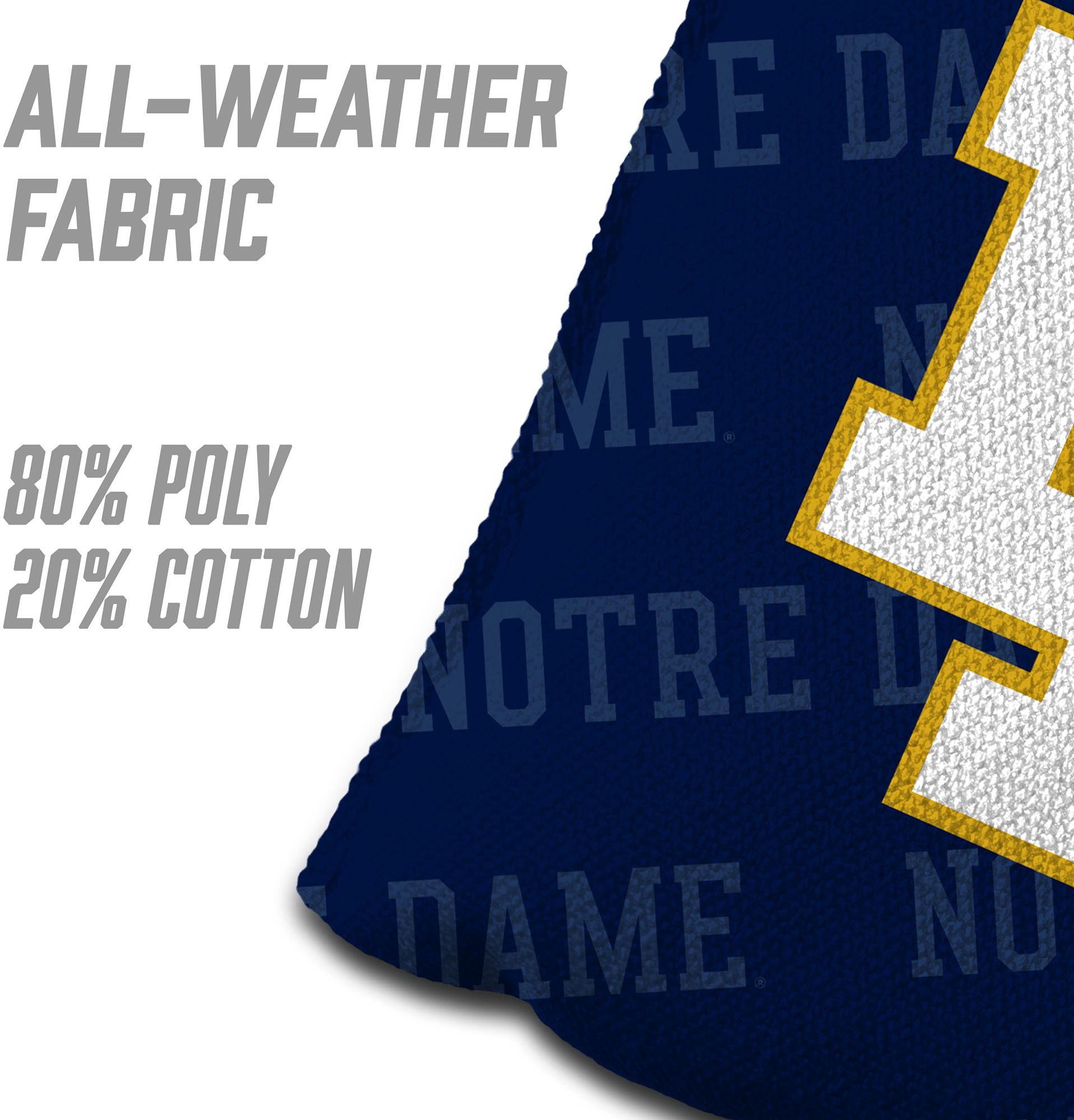 YouTheFan Notre Dame Fighting Irish Blue 4-Pack Cornhole Bean Bag Set product image