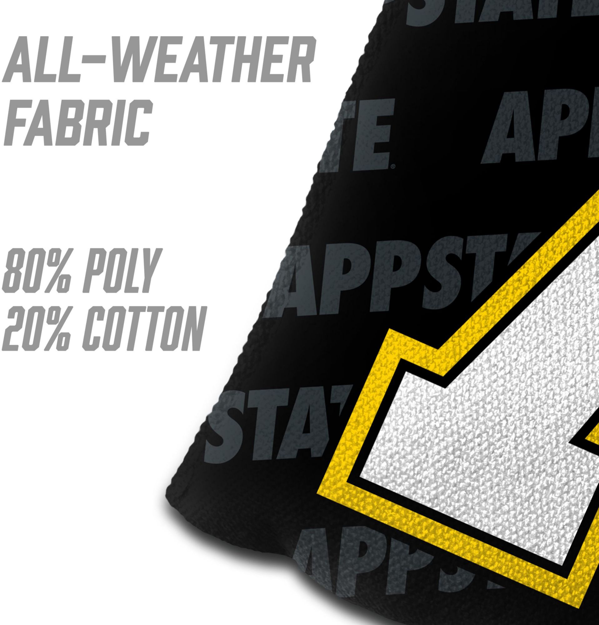 YouTheFan Appalachian State Mountaineers Black 4-Pack Cornhole Bean Bag Set product image