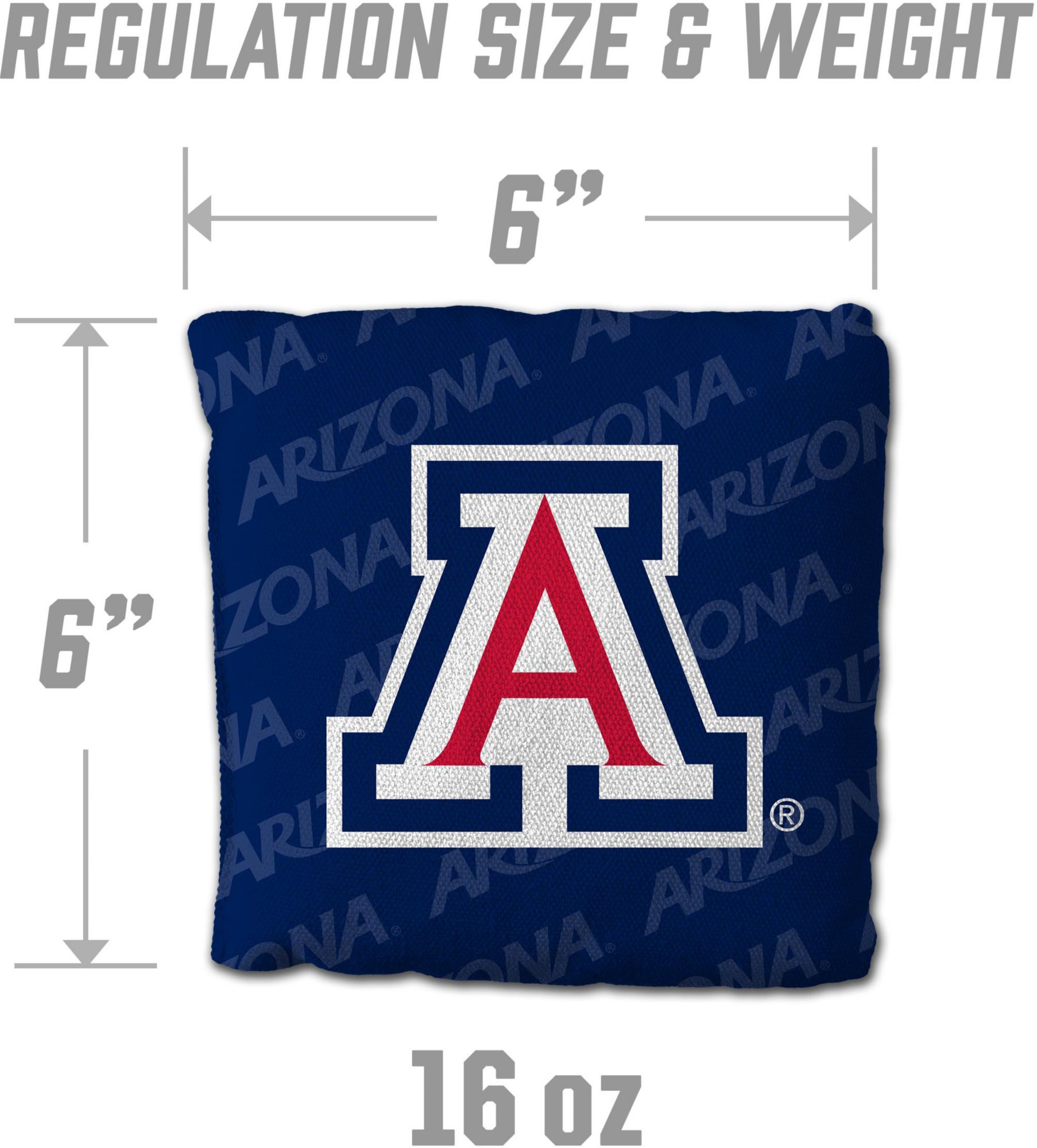 YouTheFan Arizona Wildcats Blue 4-Pack Cornhole Bean Bag Set product image