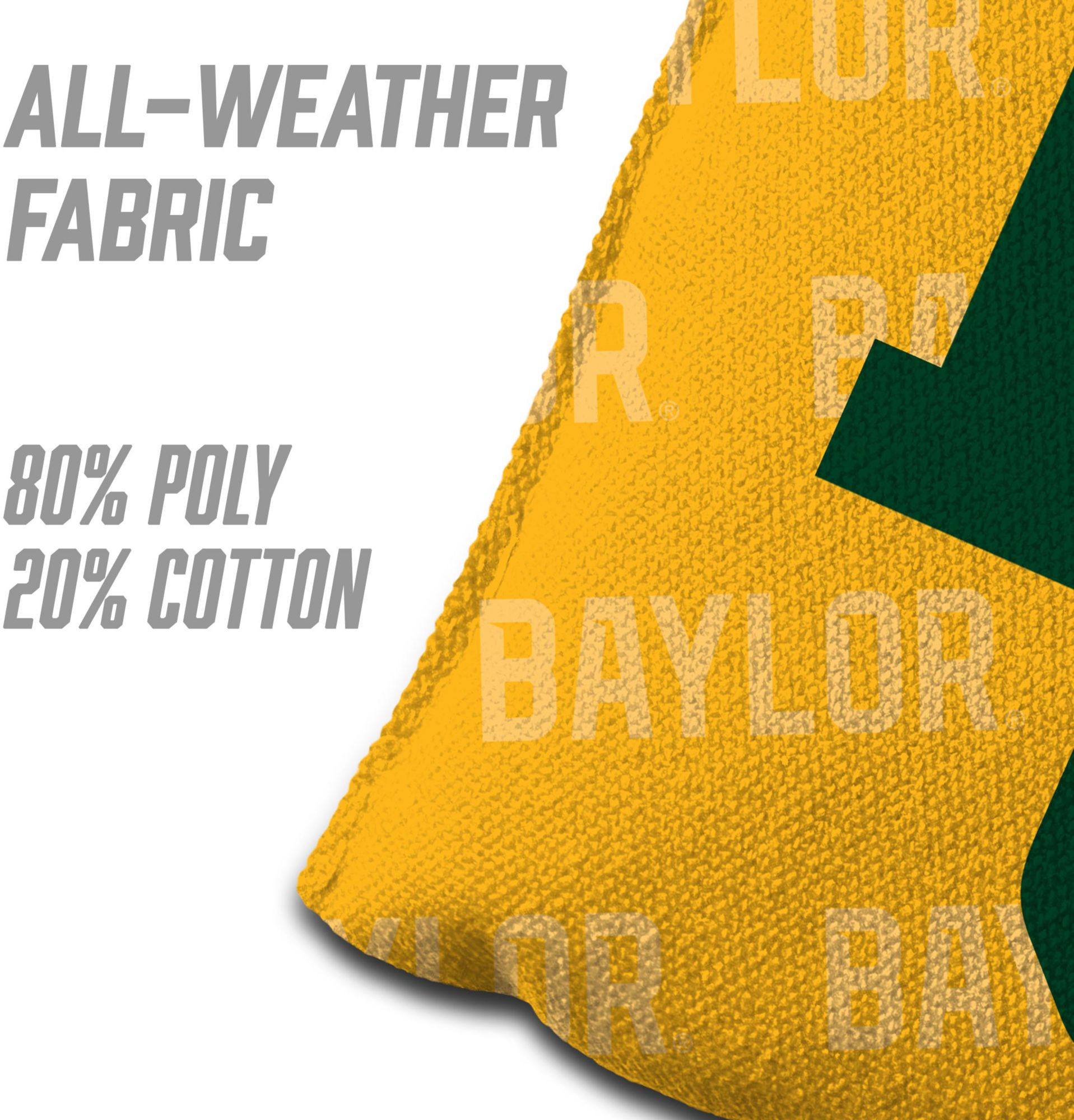 YouTheFan Baylor Bears Yellow 4-Pack Cornhole Bean Bag Set product image