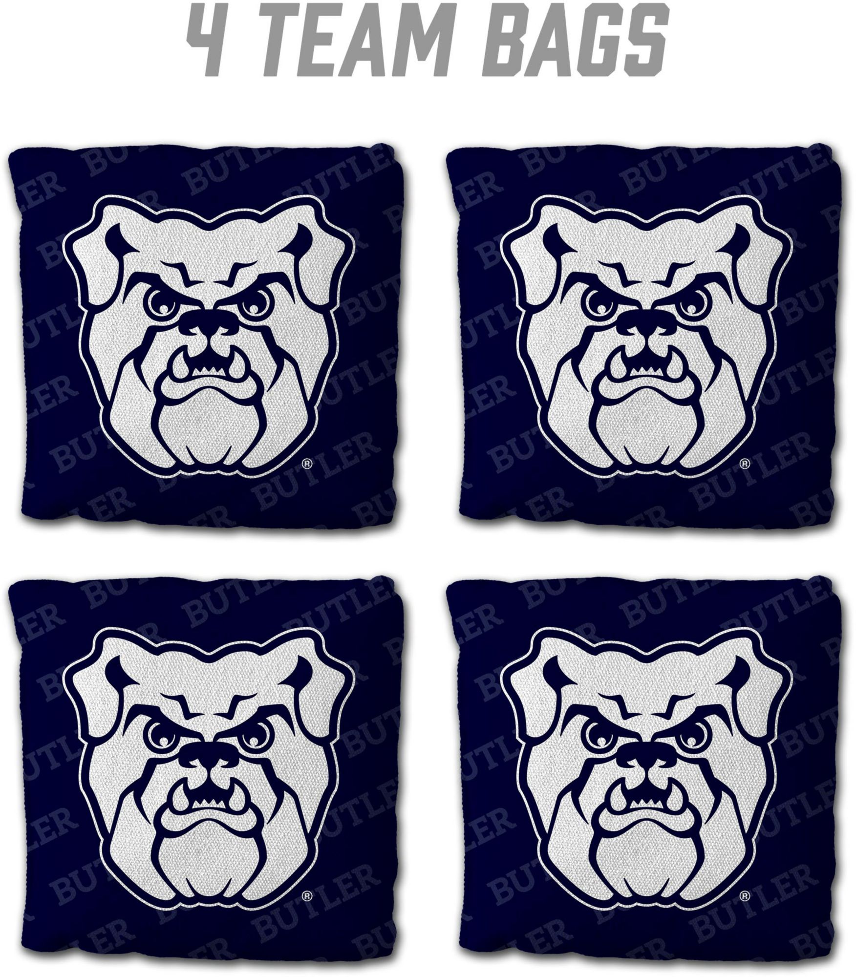 YouTheFan Butler Bulldogs Blue 4-Pack Cornhole Bean Bag Set product image