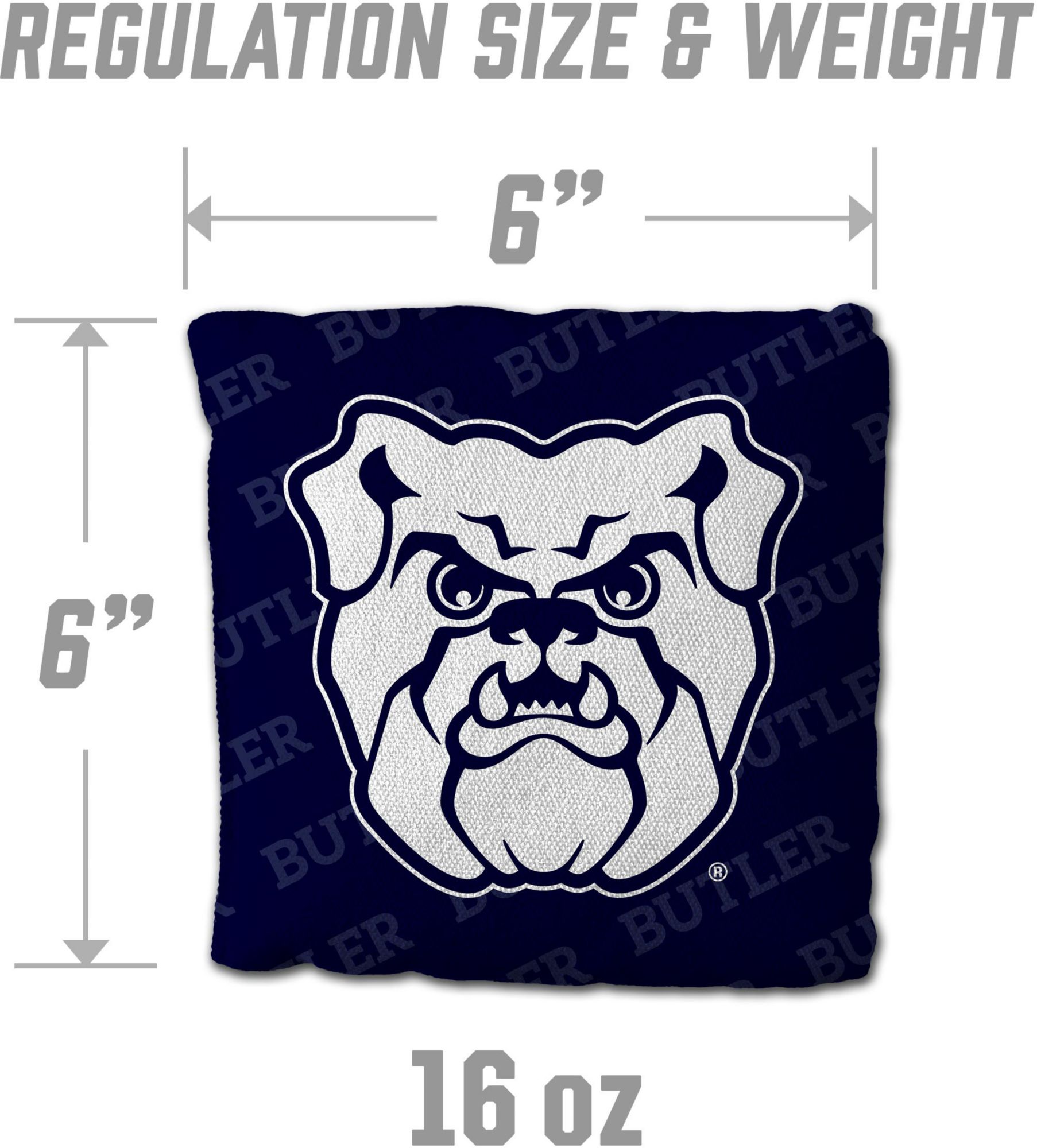 YouTheFan Butler Bulldogs Blue 4-Pack Cornhole Bean Bag Set product image