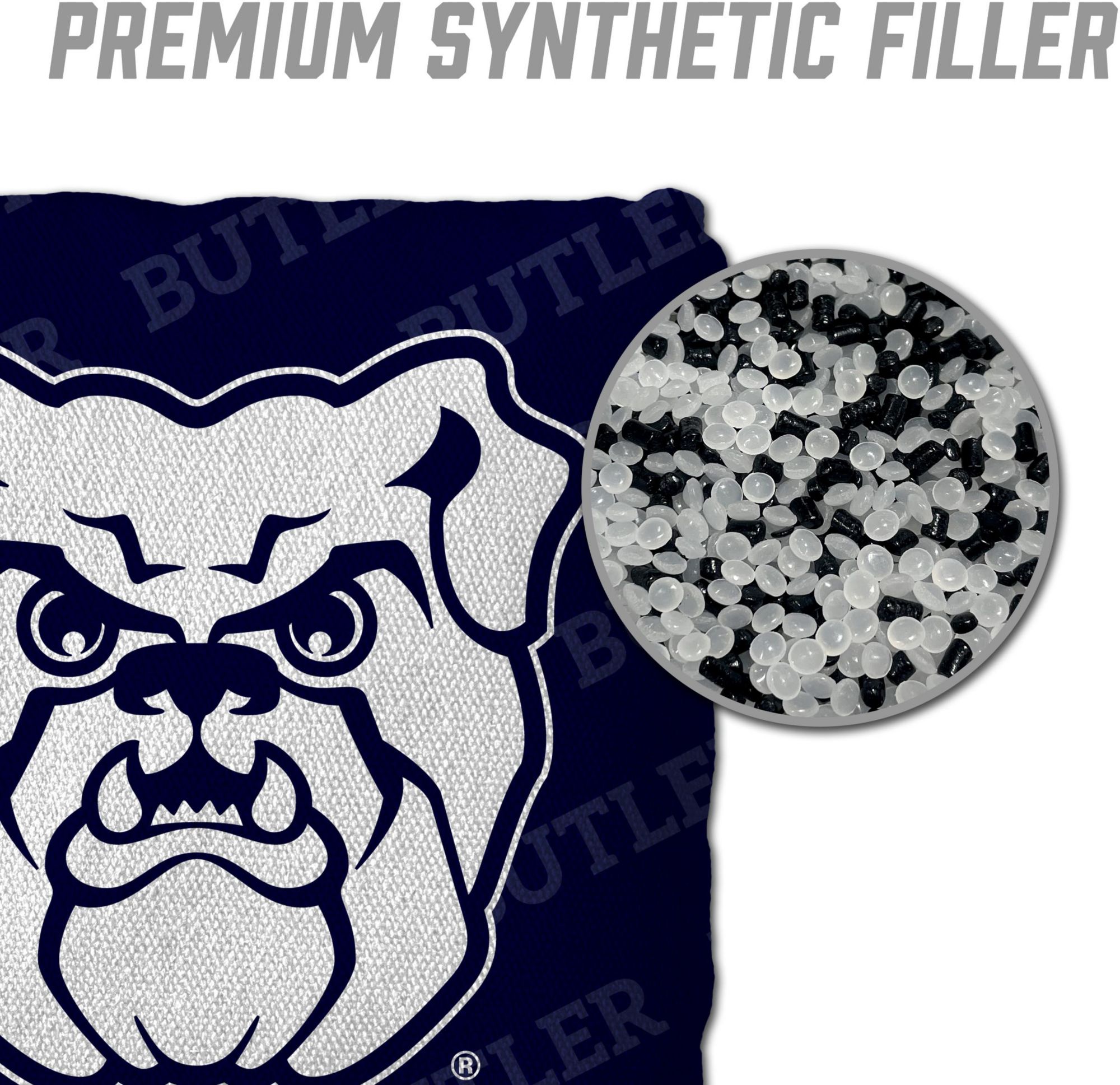 YouTheFan Butler Bulldogs Blue 4-Pack Cornhole Bean Bag Set product image
