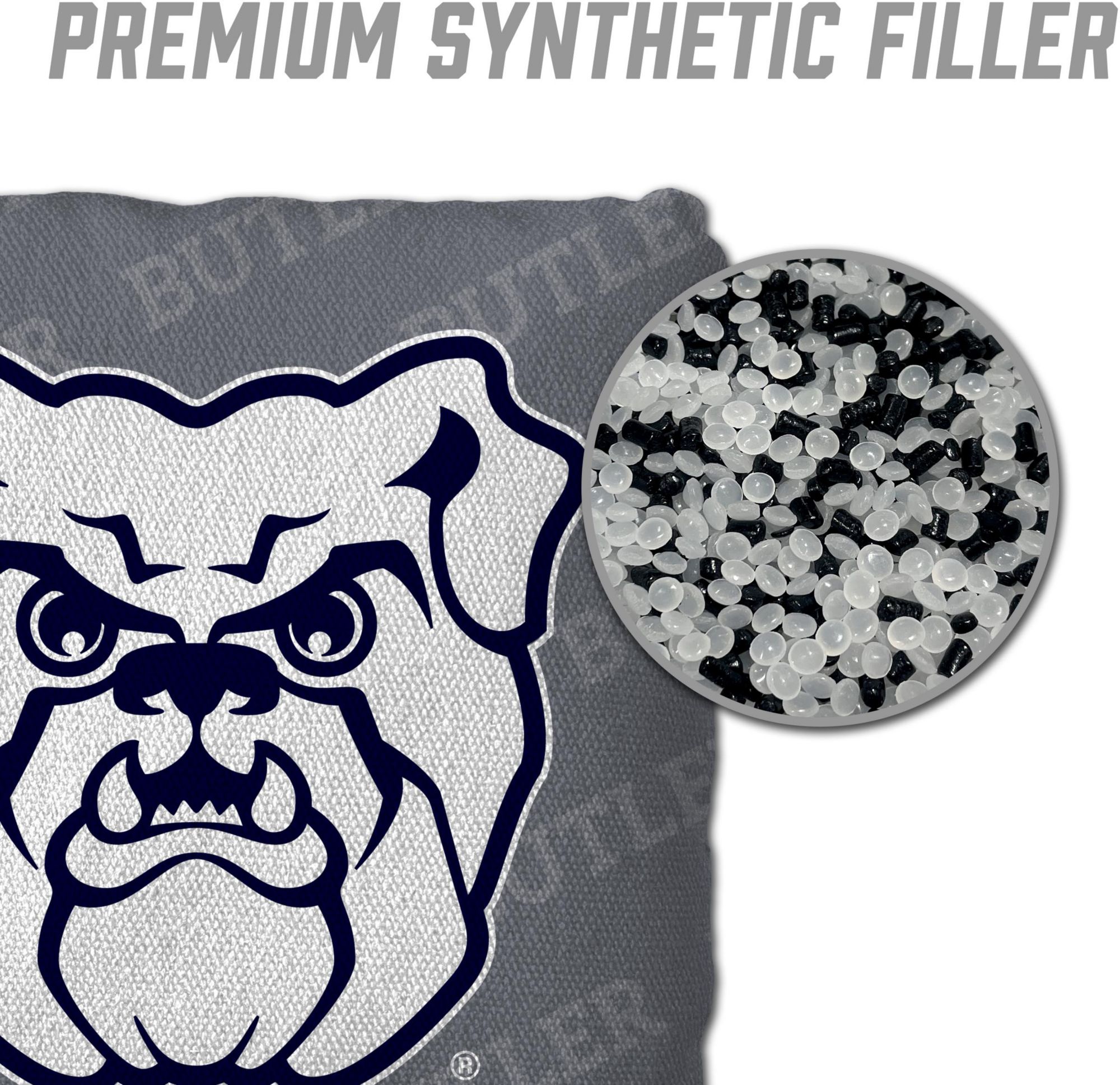 YouTheFan Butler Bulldogs Grey 4-Pack Cornhole Bean Bag Set product image