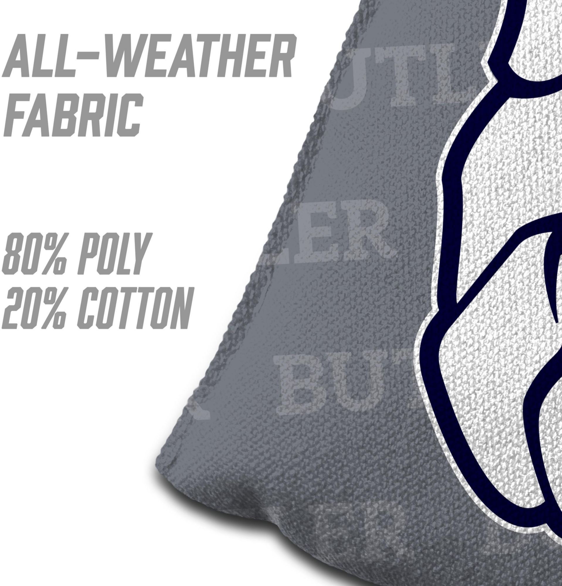 YouTheFan Butler Bulldogs Grey 4-Pack Cornhole Bean Bag Set product image