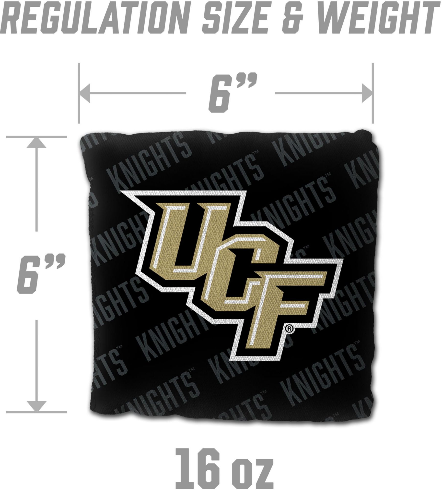 YouTheFan UCF Knights Black 4-Pack Cornhole Bean Bag Set product image
