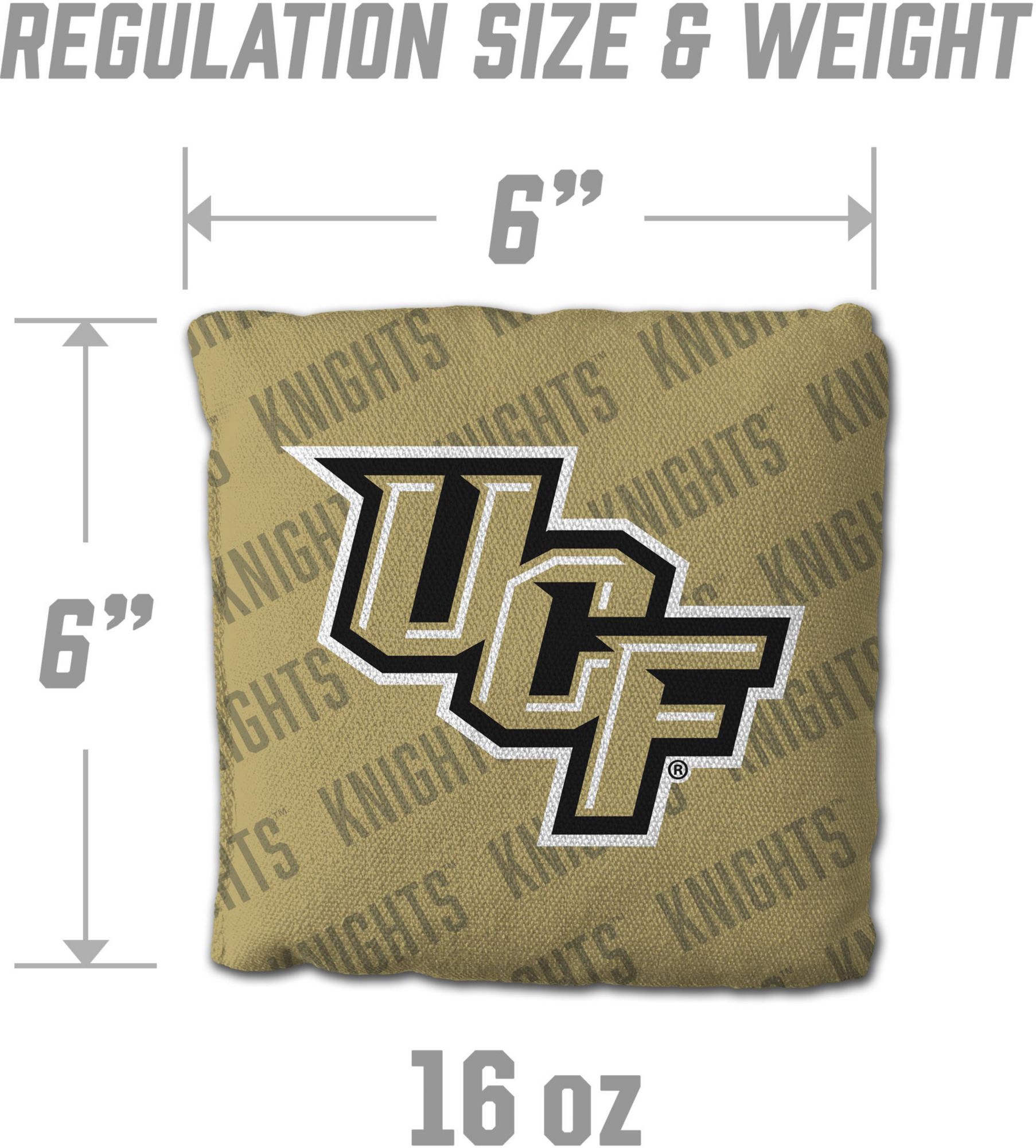 YouTheFan UCF Knights Gold 4-Pack Cornhole Bean Bag Set product image